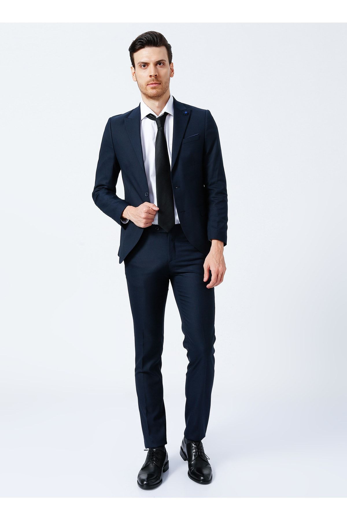 SÜVARİ Normal Bel Slim Fit Mavi Erkek Takım Elbise Tk1000600230