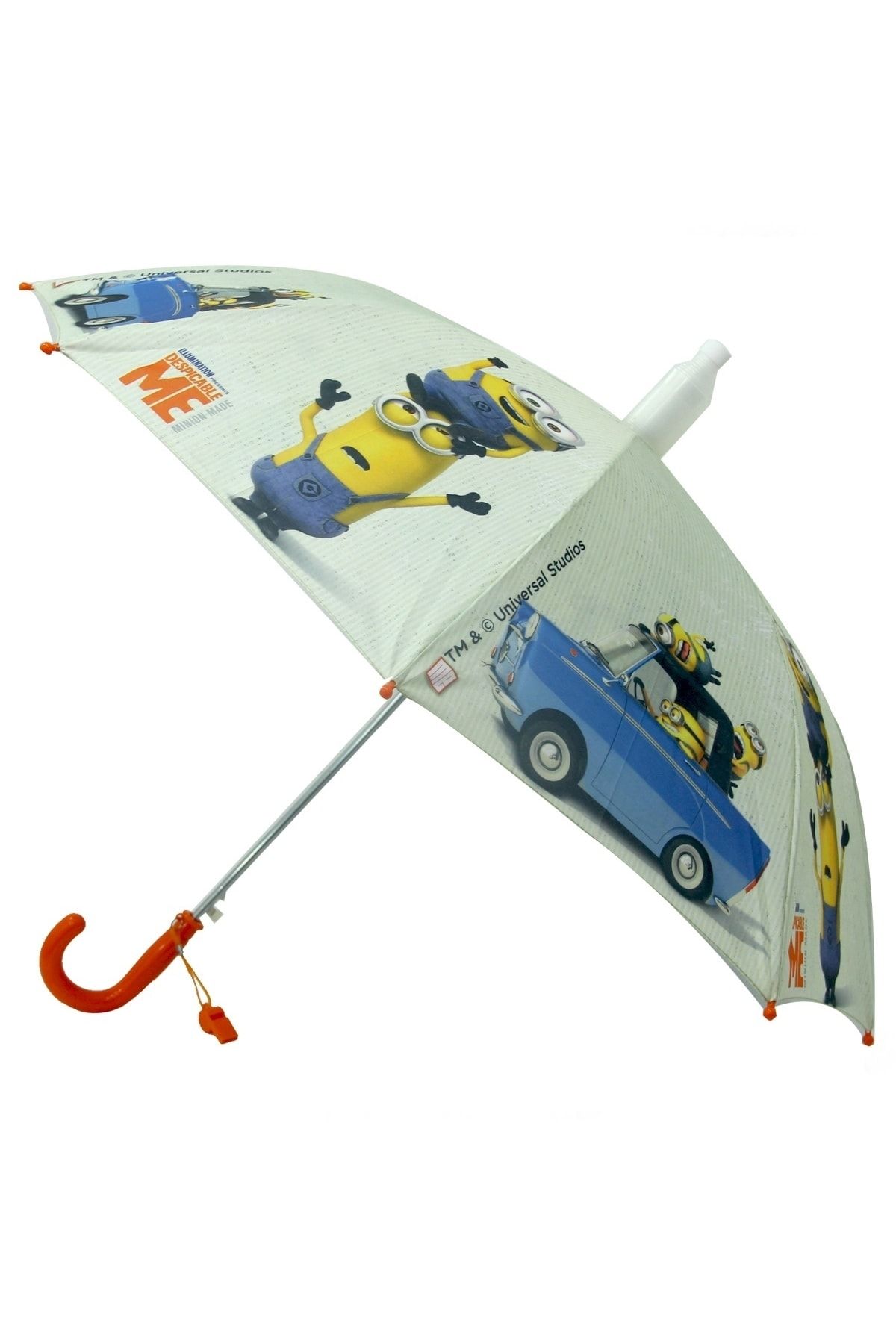 Genel Markalar Minions Lisanslı Çocuk Şemsiyesi Katlanır Koruyucu Şeffaf Aparatlı