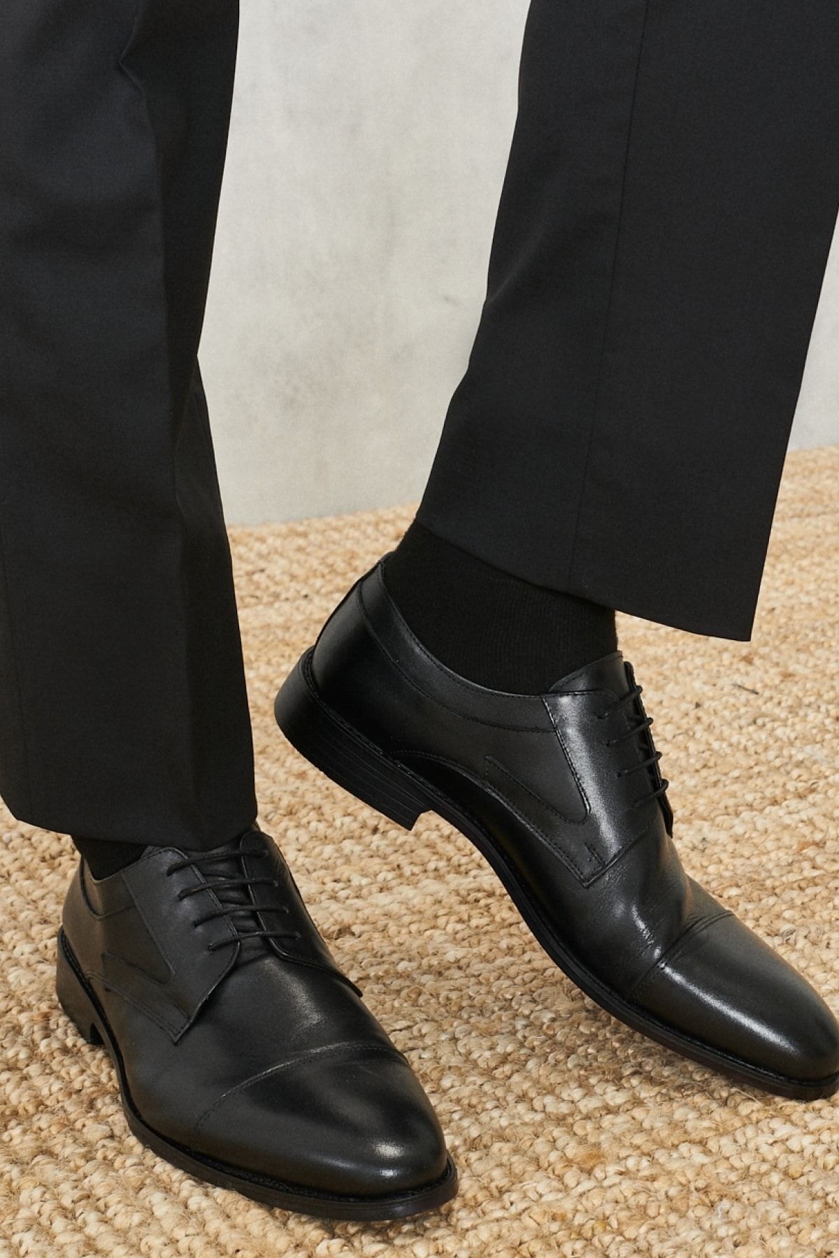 Altınyıldız Classics Erkek Siyah Klasik Deri Ayakkabı