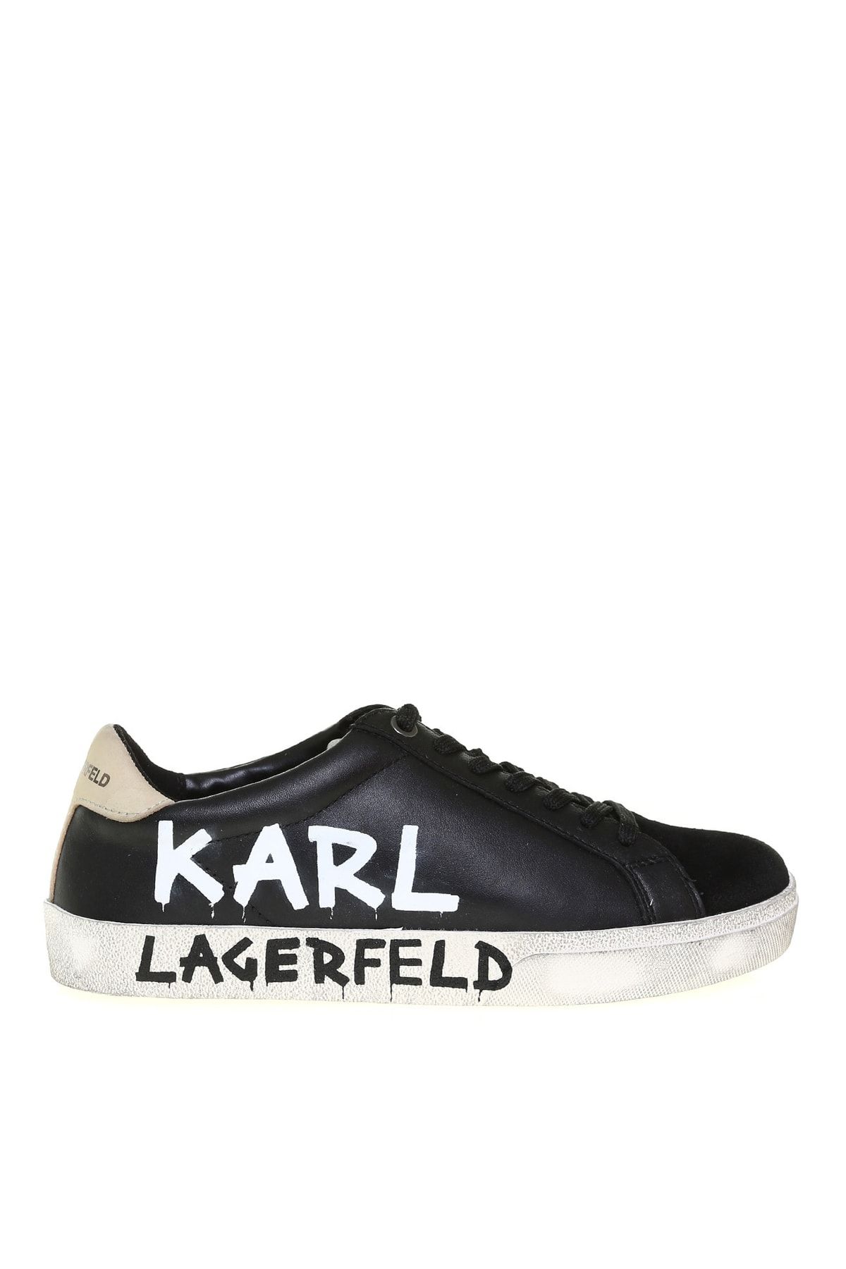 Karl Lagerfeld Skool Brush Logo Kadın Sneaker