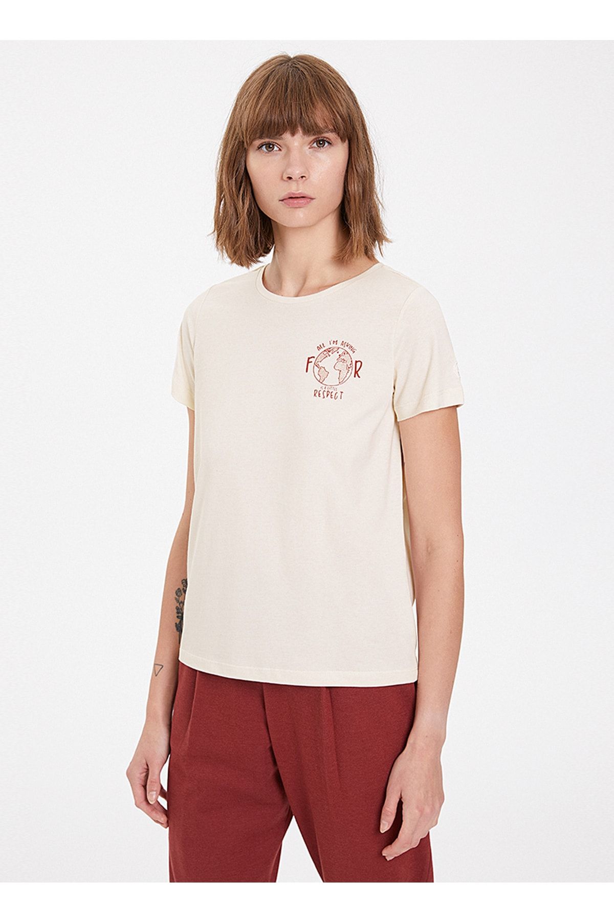 WESTMARK LONDON Kadın Bej  T-Shirt