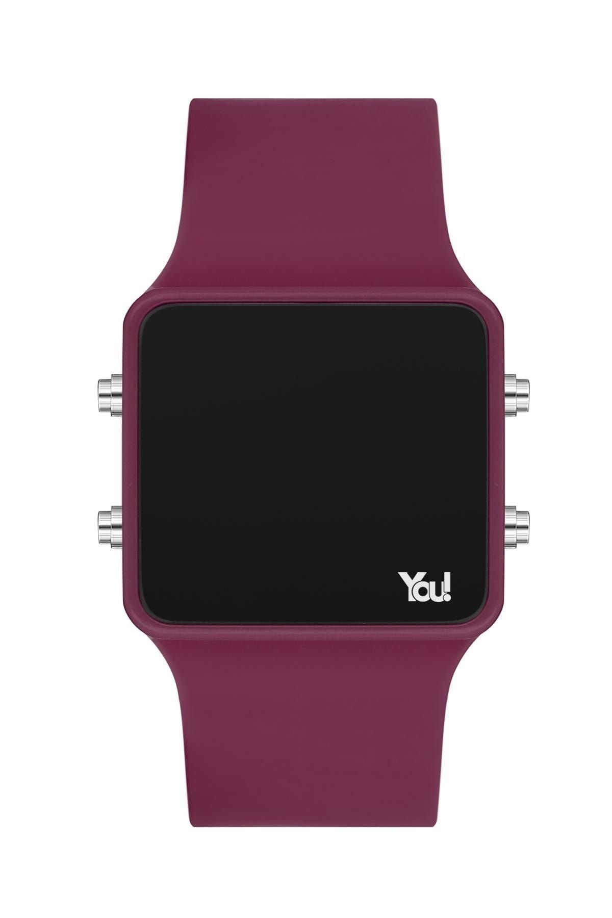 You Watch Yw1105  Uyumlu Led Mini Purple Unisex Kol Saati