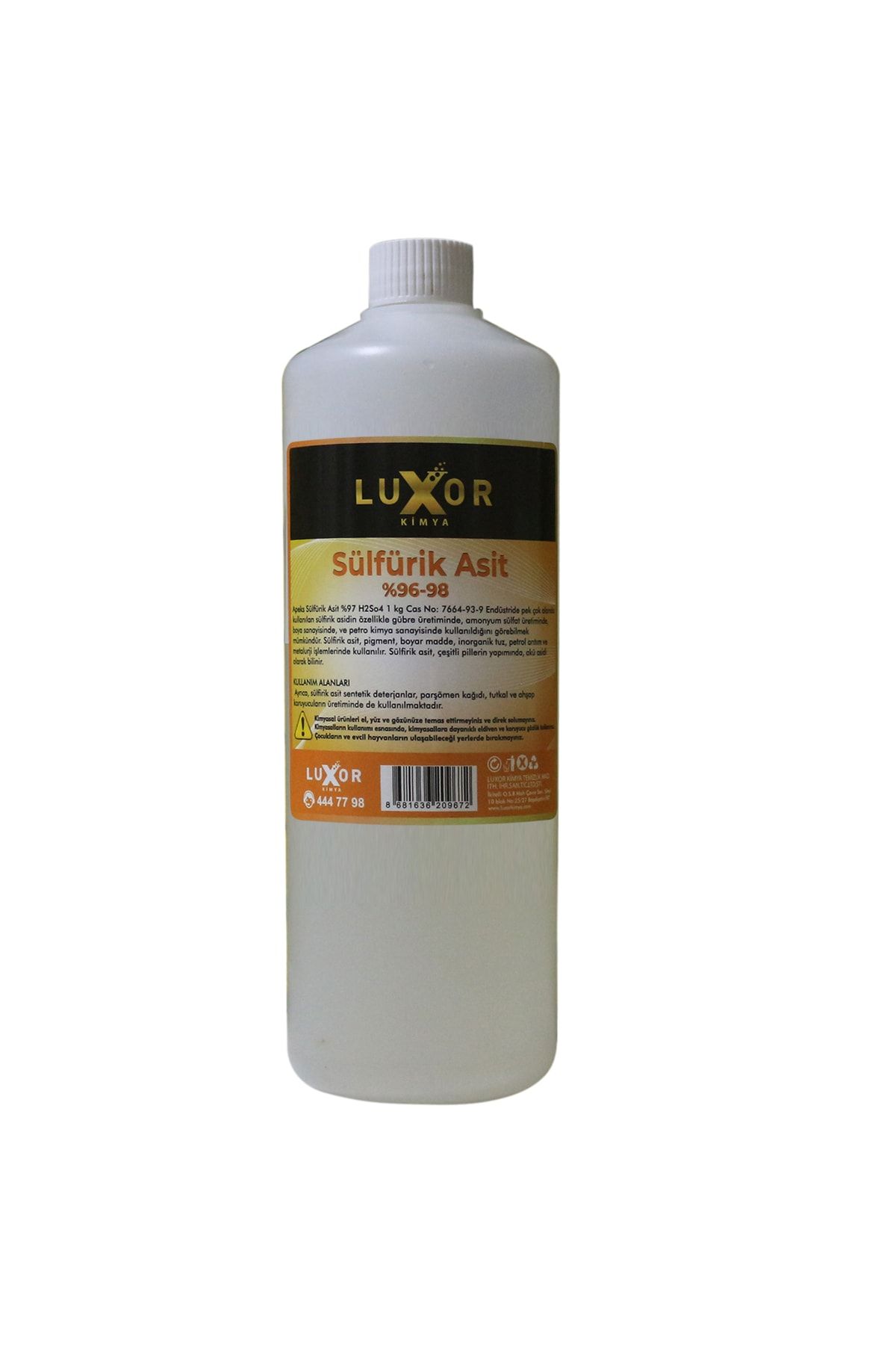 Luxor Kimya Kimya %96-98 Sülfürik Asit 1.5 Kg