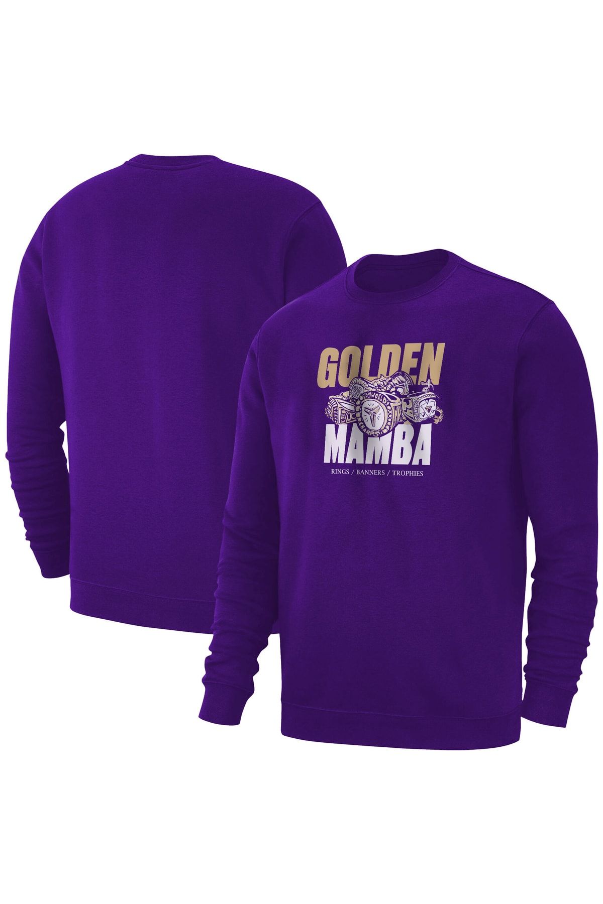 Usateamfans Erkek Mor Golden Mamba Basic Sweatshirt