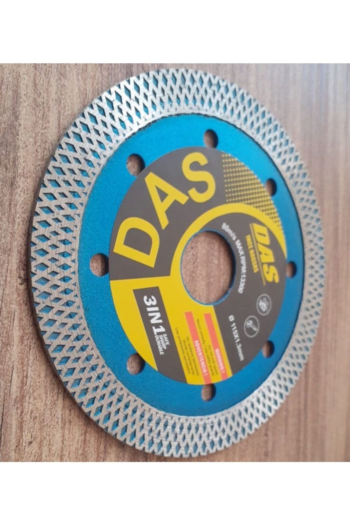 Depolife 115mm Das Pro Mermer Fayans Seramik Için Örgülü Elmaslı Kesici Disk