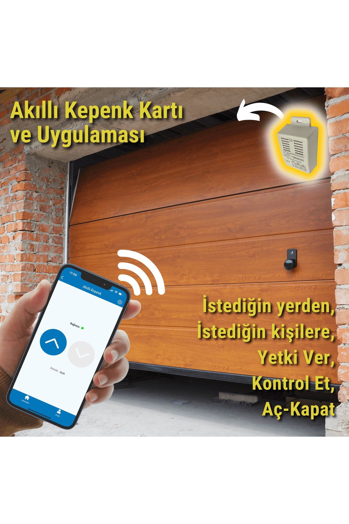 EASmart 0103 Wifi Akıllı Kepenk Kontrol Kartı