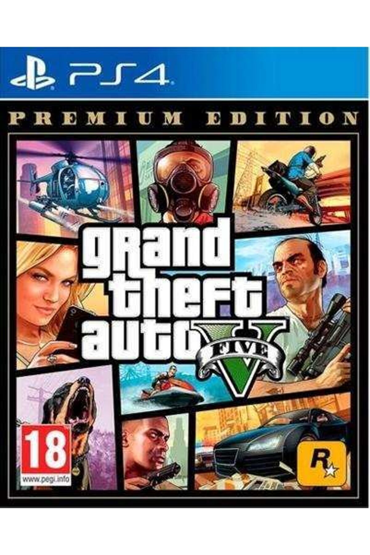 Rockstar Grand Theft Auto V Premium Edition PS4 Oyun - GTA 5