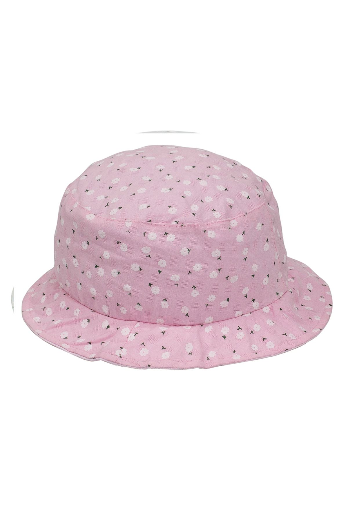 Bay Şapkacı Çiçekli Kız Çocuk Bermuda Şapka 2112
