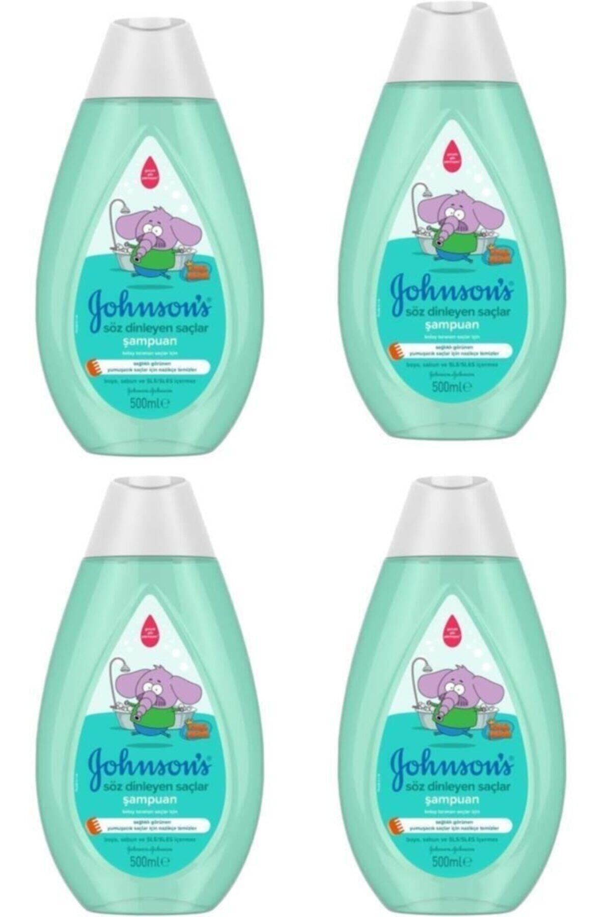 Johnson's Kral Şakir Söz Dinleyen Saçlar Şampuanı 500 ml 4 Adet