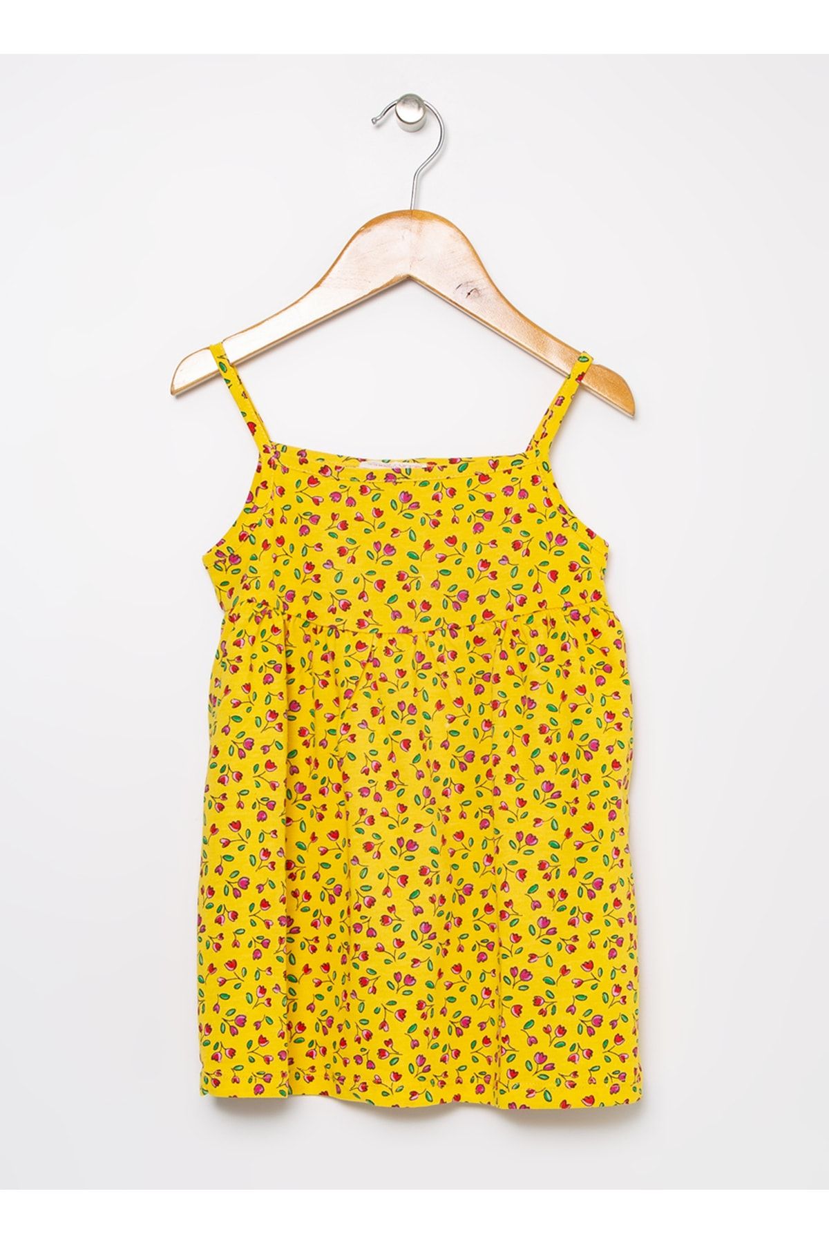 Mammaramma Kız Bebek Çiçek Desenli Renkli Elbise