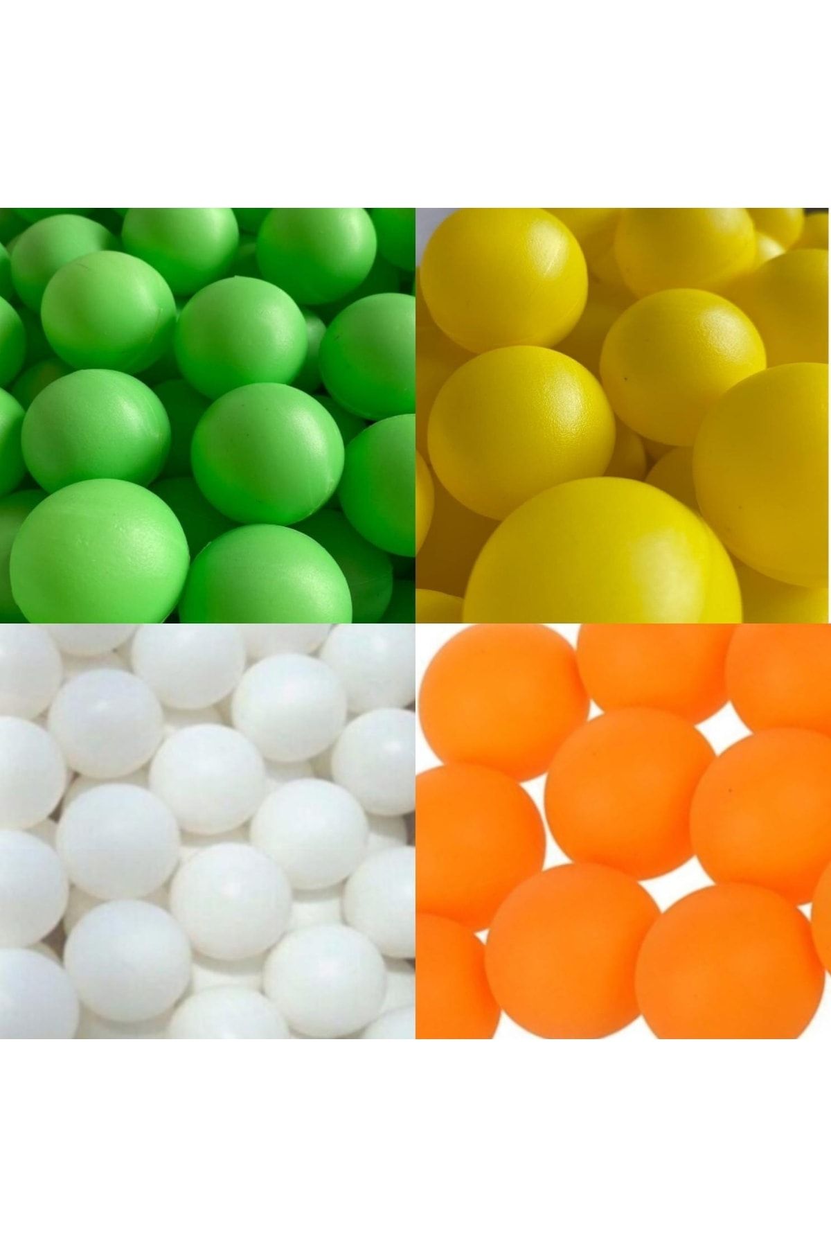 oyuncak sepetim 60 Adet Pinpon Topu Karışık Renk