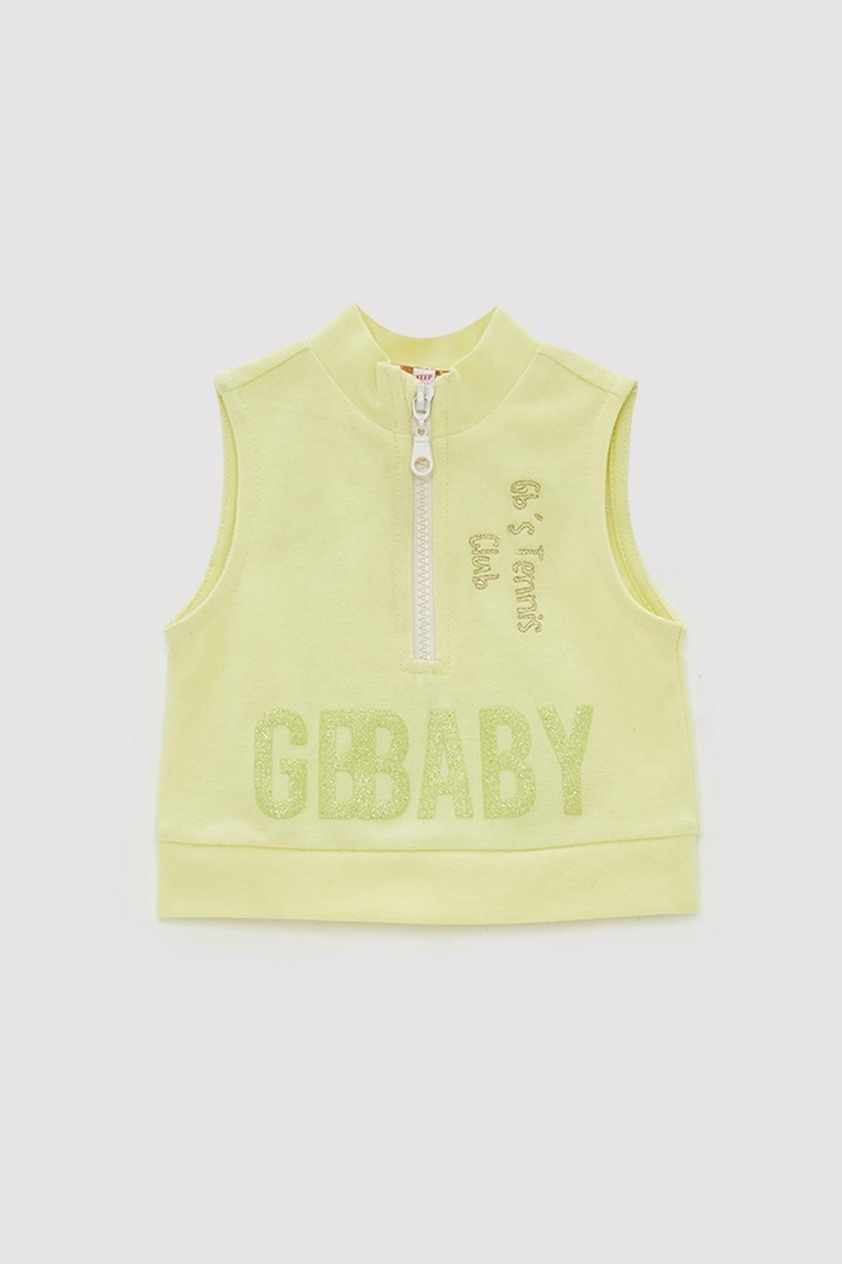 GB Baby Kız Bebek Yeşil Bluz 22ss1bg2611
