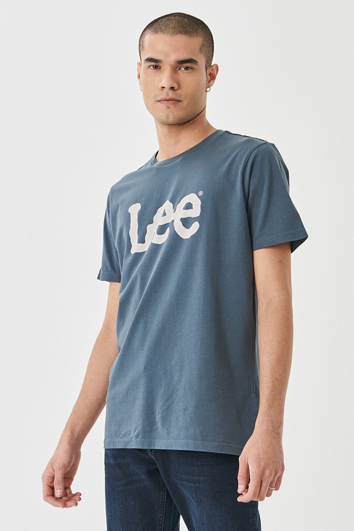 Lee Regular Fit Normal Kesim Sıfır Yaka %100 Pamuk Tişört