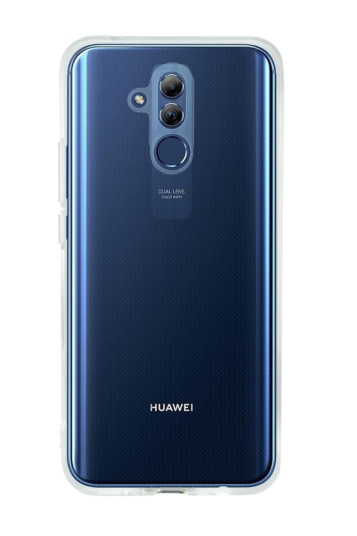 mooodcase Huawei Mate 20 Lite Premium Silikonlu Şeffaf Telefon Kılıfı Mchzr