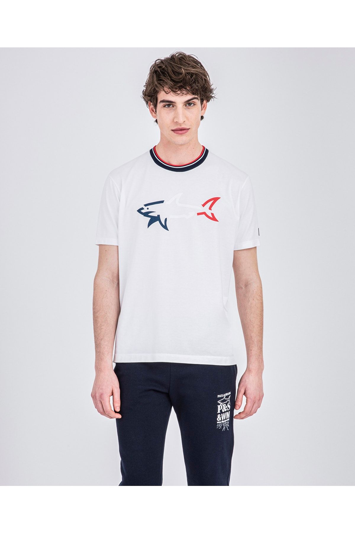 Paul&Shark Men's Knıtted T-shırt C.w. Cotton