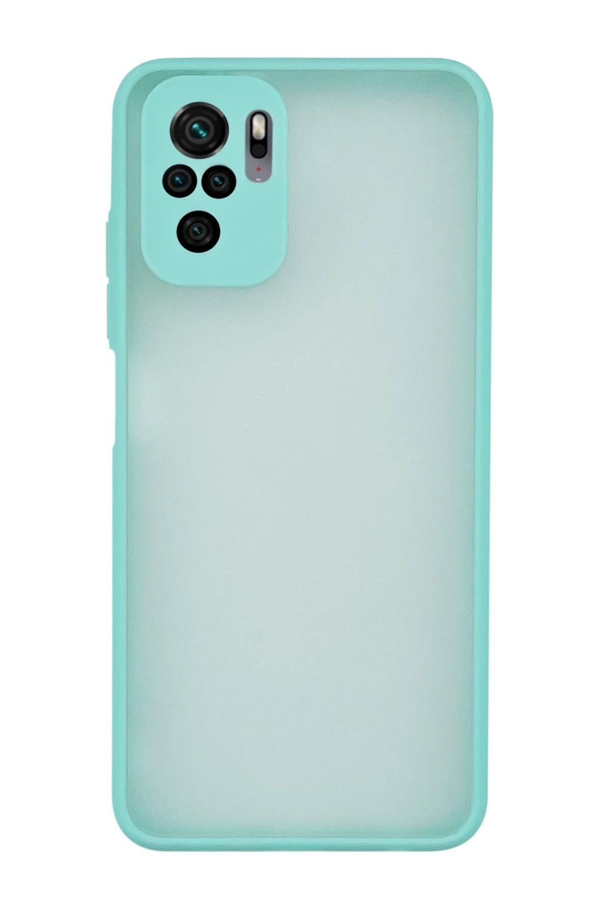 mooodcase Xiaomi Redmi Note 10s 4g Buzlu Şeffaf Lüx Telefon Kılıfı Mchzr