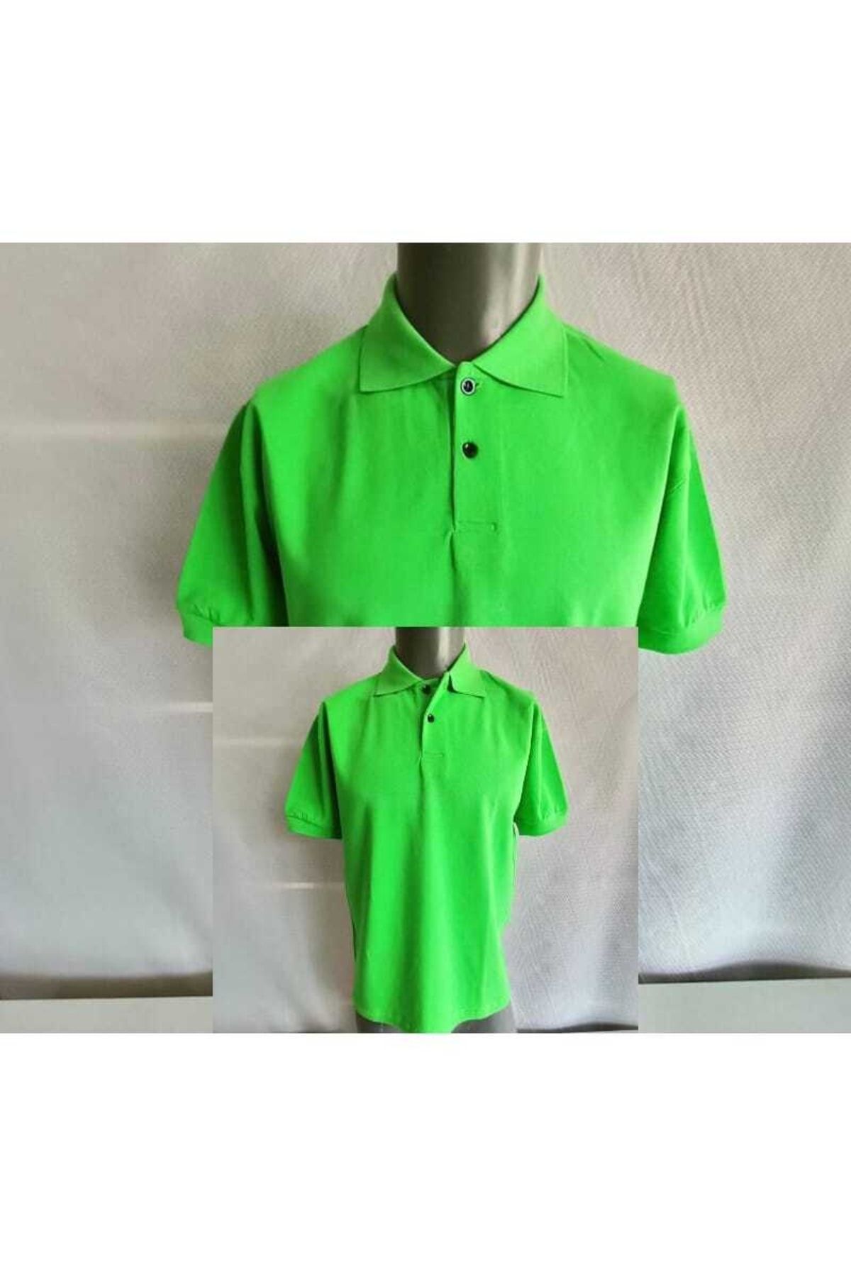KIRKLAR TEKSTİL Erkek Açık Yeşil Regular Fit Yarım Kol T-shirt