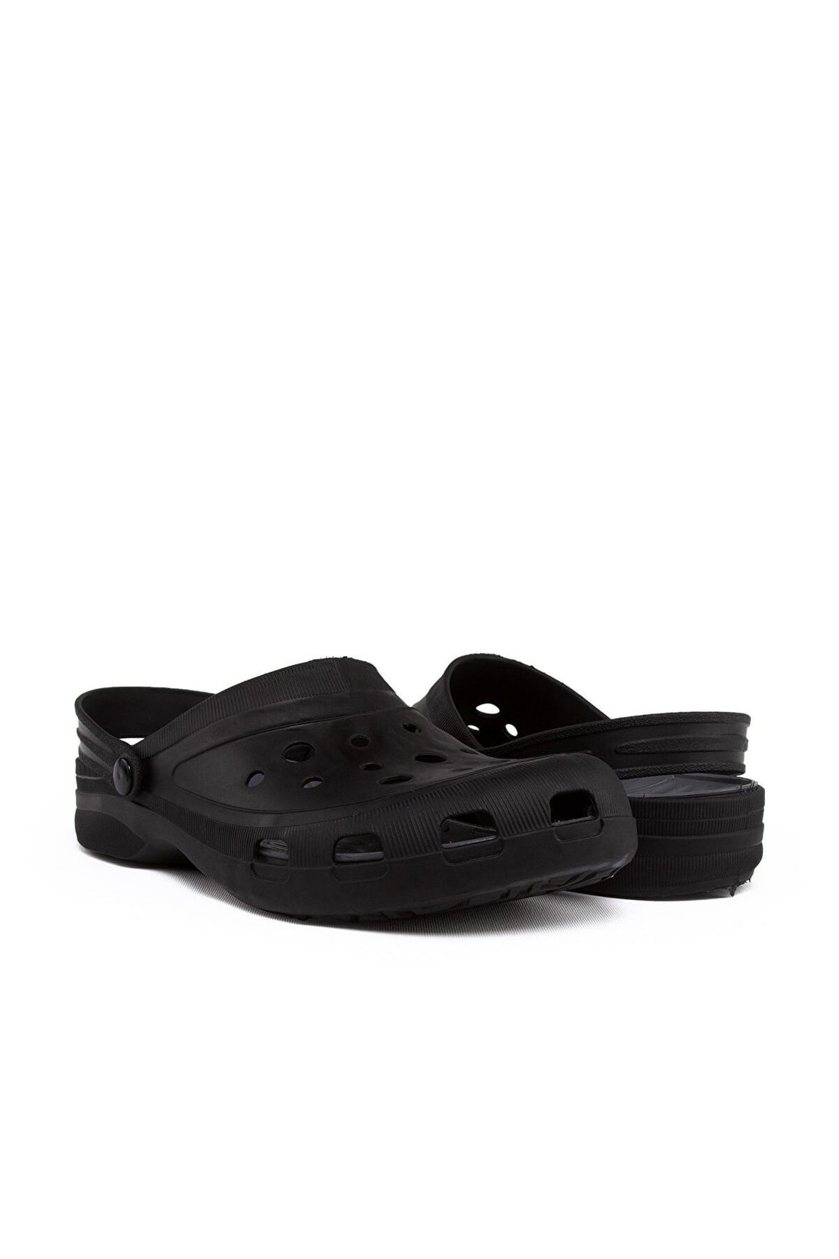 BUCKHEAD Copacabana Unisex Siyah Ortapedik Tabanlı Terlik-sandalet