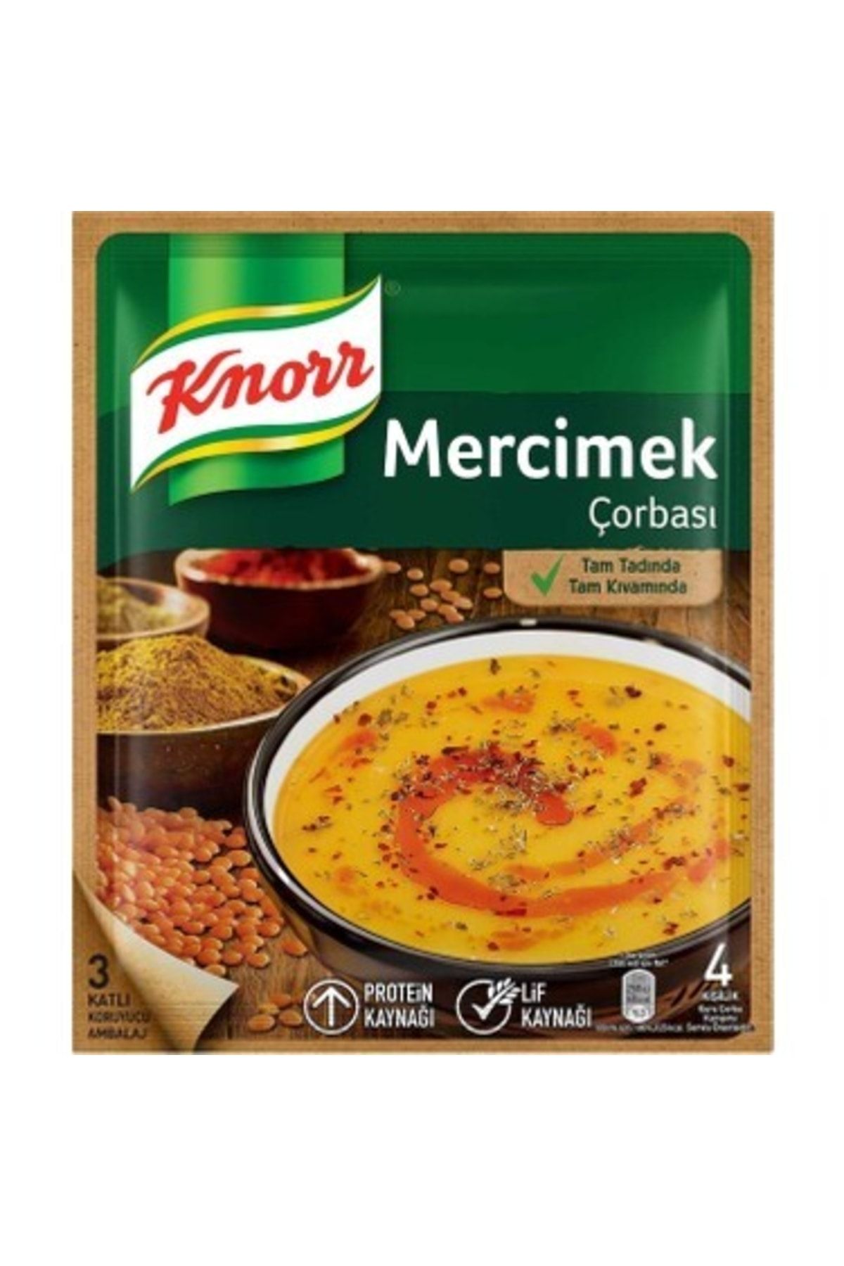 Knorr Siftaholsun Çorba Mercimek X 12 Adet