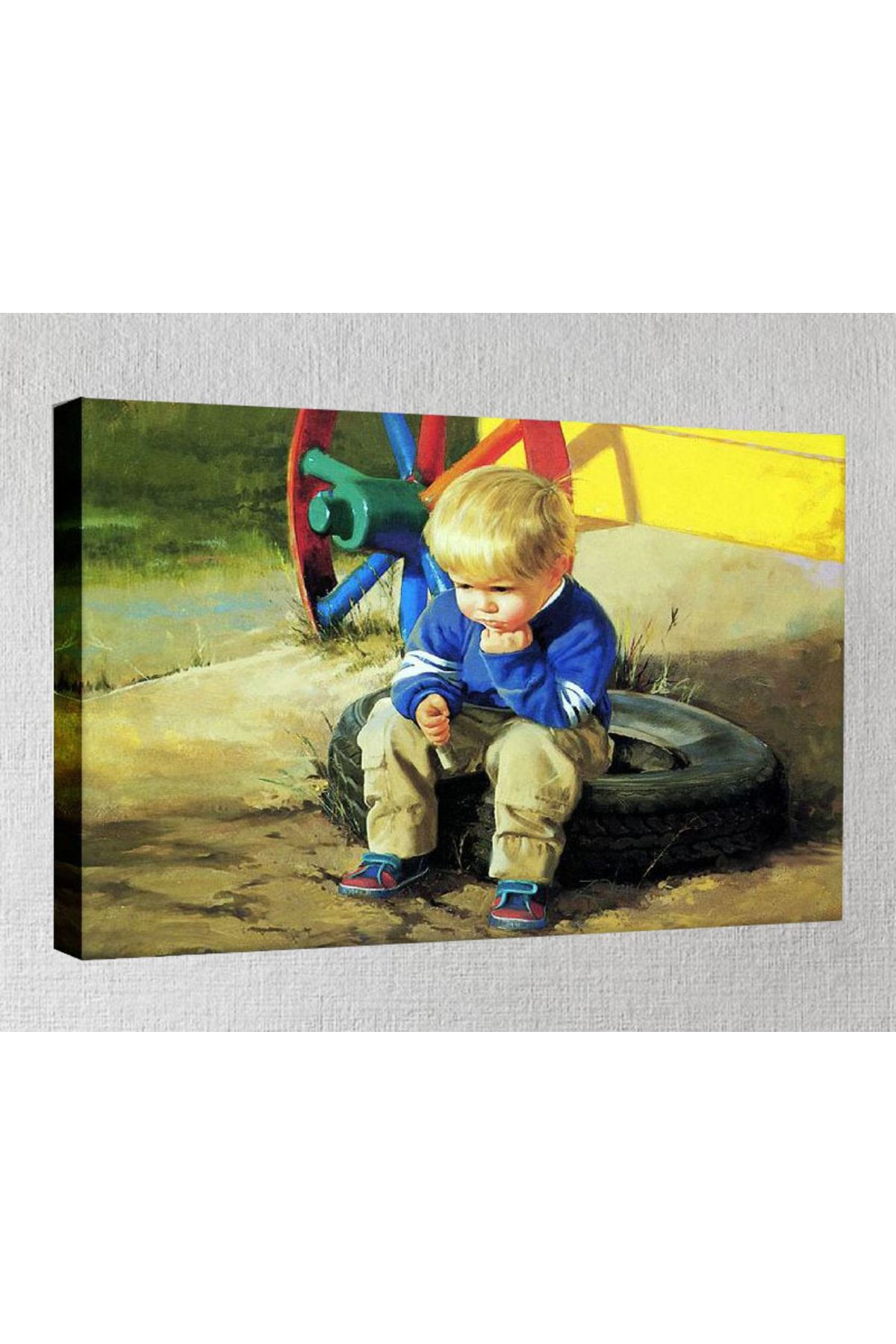 Lukas Kanvas Tablo - 50x70 cm - Yağlıboya Çocuk Tabloları - Yc27
