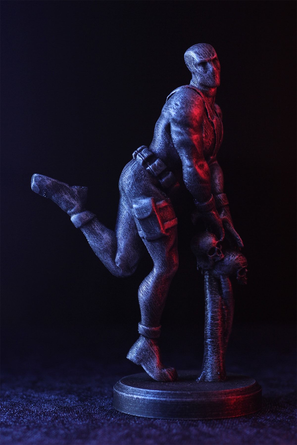 GÜRCÜ 3D Deadpool Figür/heykel 18cm - Marvel Avengers