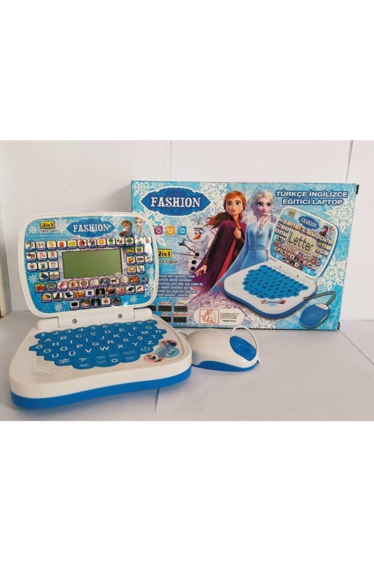 Cango Karlar Ülkesi Elsa Eğitici Oyuncak Bilgisayar Oyuncak Laptop Türkçe Ingilizce 100 Fonksiyonlu