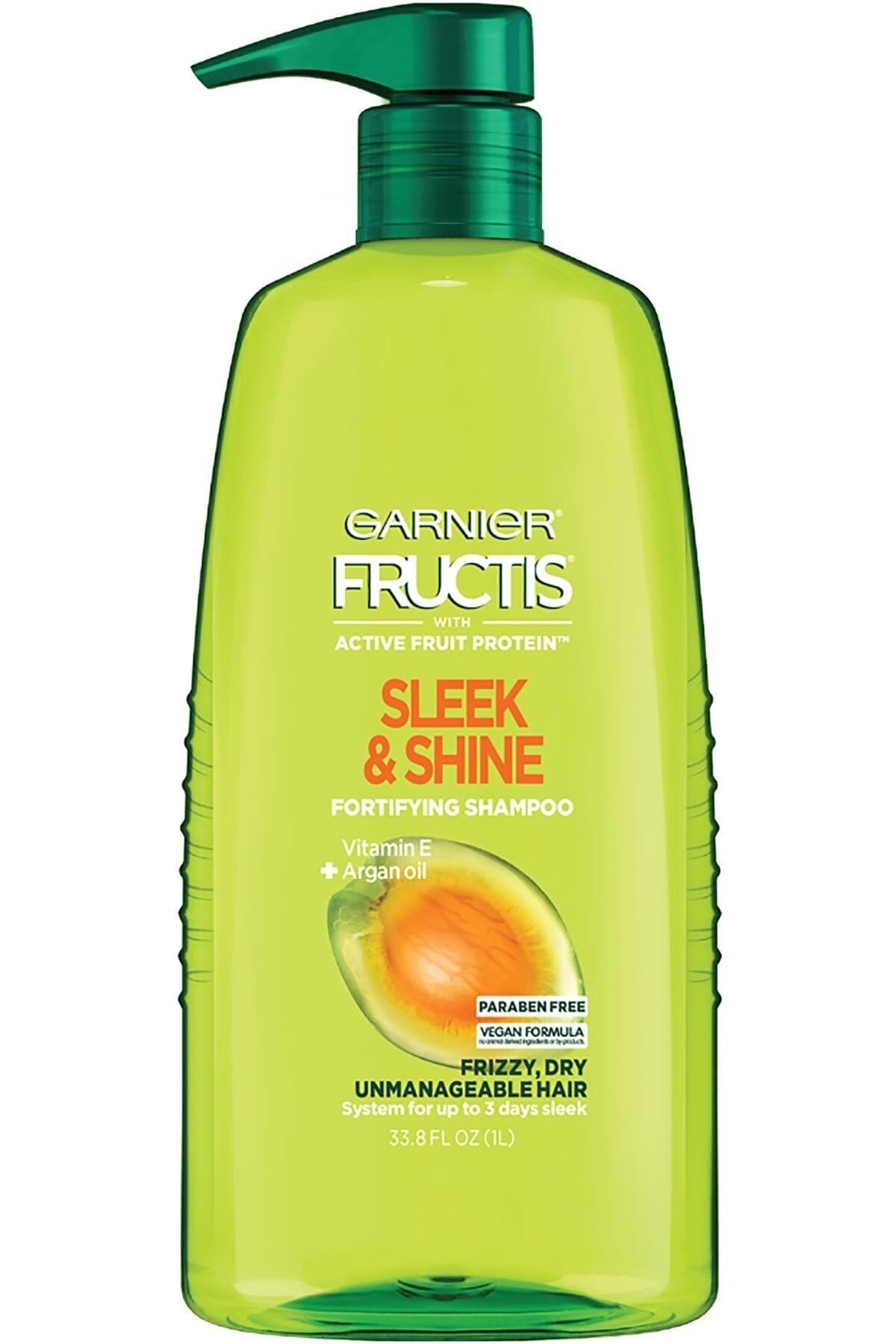Garnier Fructis Sleek Shine Argan Yağlı Elektriklenme Karşıtı Şampuan 1lt