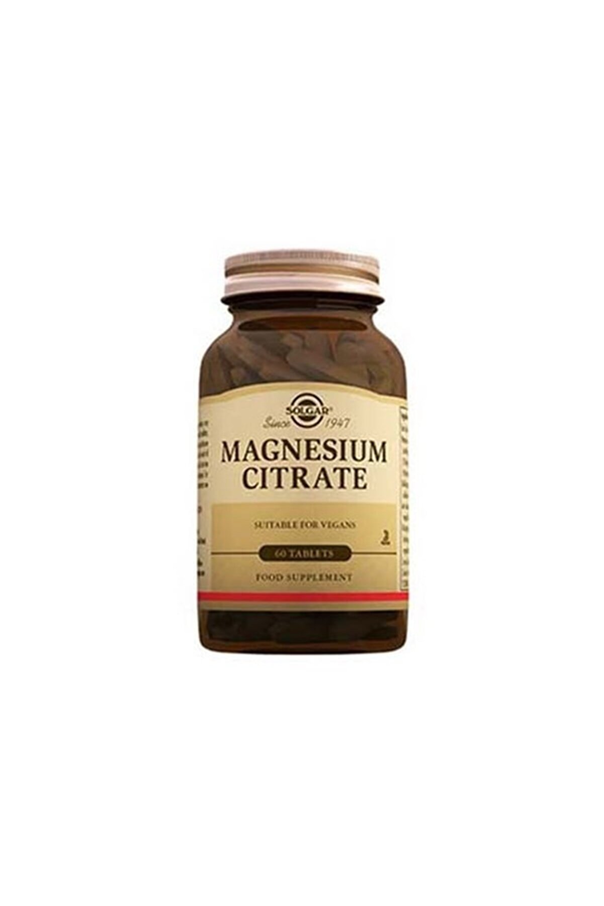 Solgar Magnesium Citrate Magnezyum Sitrat 60 Tablet