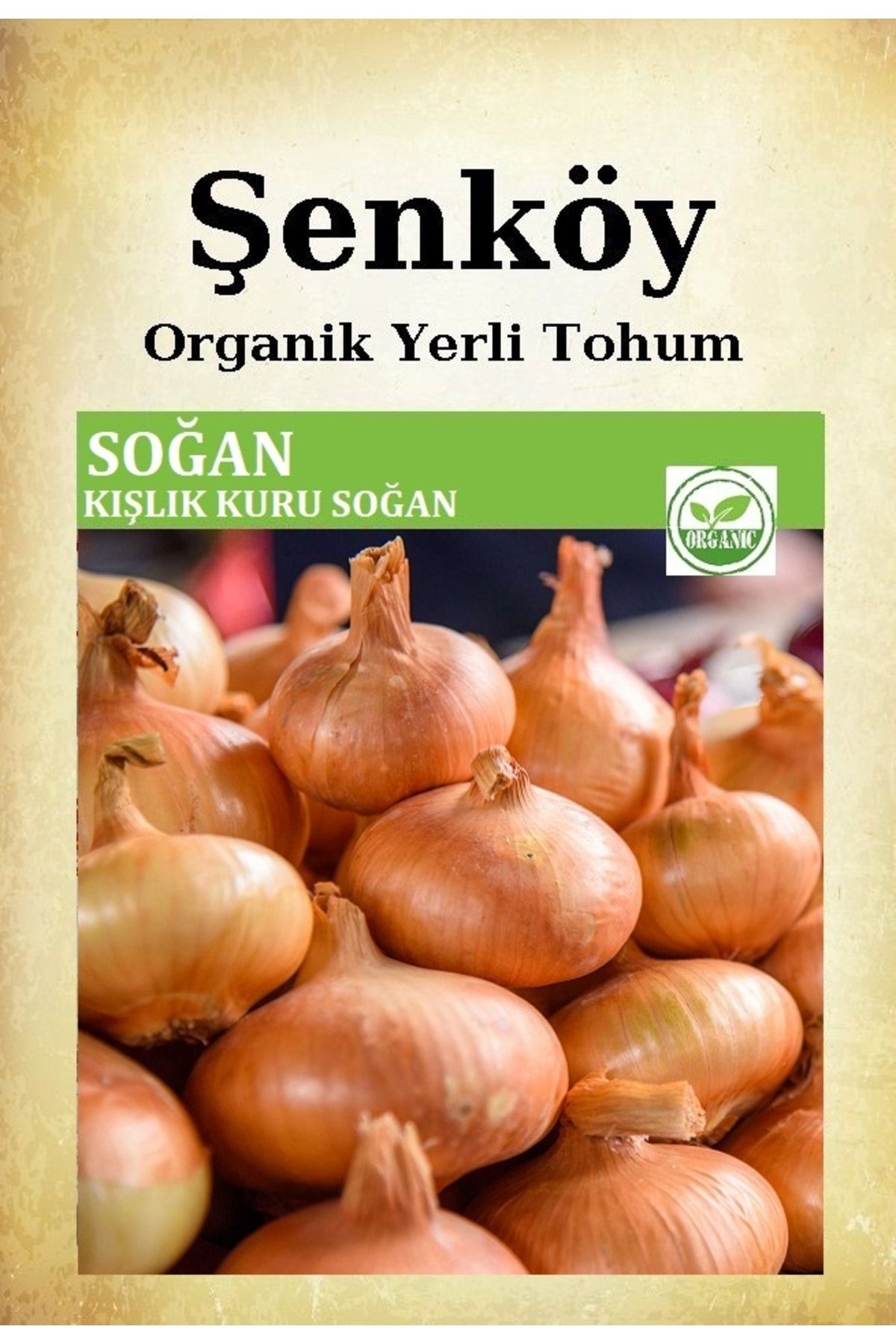 Şenköy Yerli Kışlık Kuru Soğan Tohumu Doğal Ata Soğan Tohumu Pakette 10 Gr 2750 Tohum