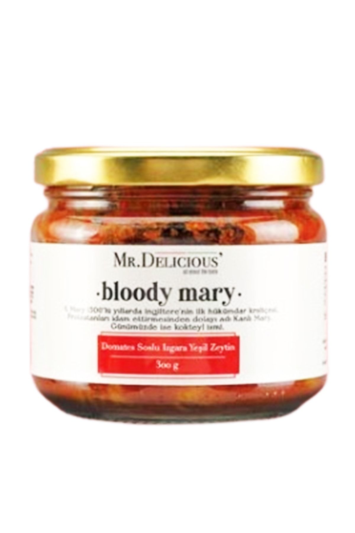 Mr.Delicious' Domates Soslu Izgara Yeşil Zeytin Bloody Mary