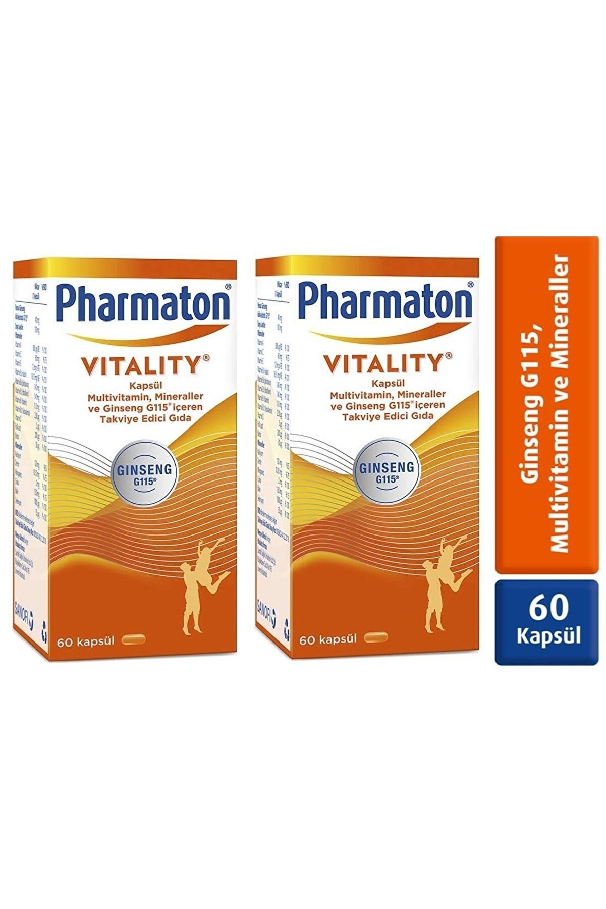 Pharmaton Vitality 60 Kapsül 2 Adet