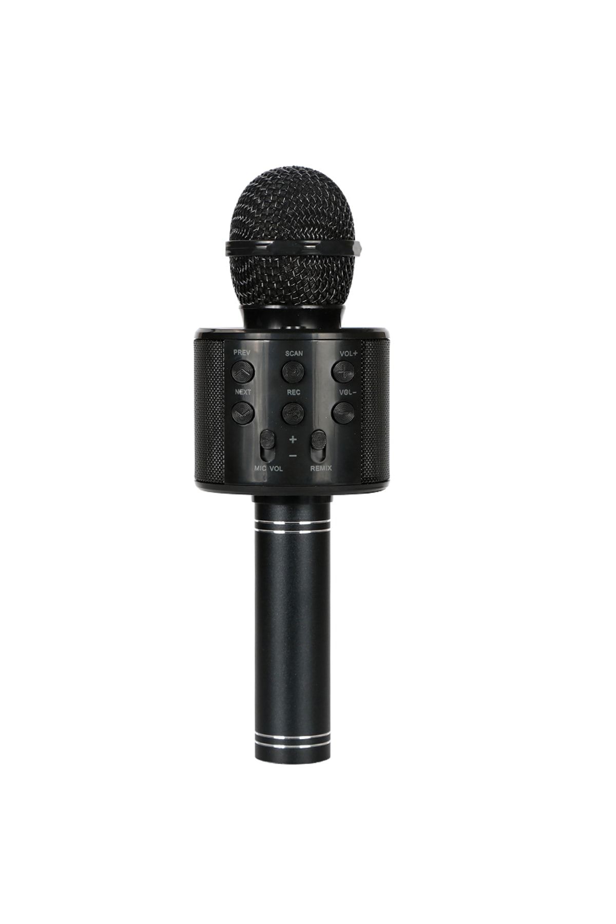 Bayer Karaoke Mikrofon Dahili Hoparlörlü Tüm Markalar Ile Uyumlu Usb-aux-sd Kart Girişli Flash Destekli