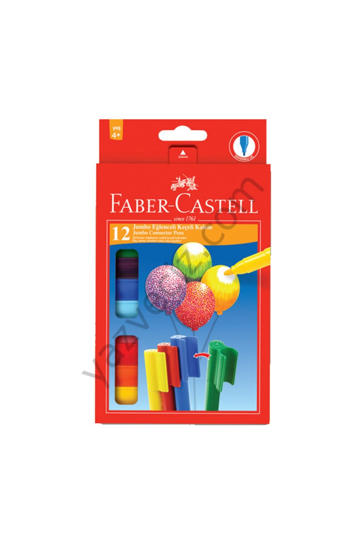 Faber Castell Faber-castell Eğlenceli Keçeli Kalem Jumbo 12 Renk