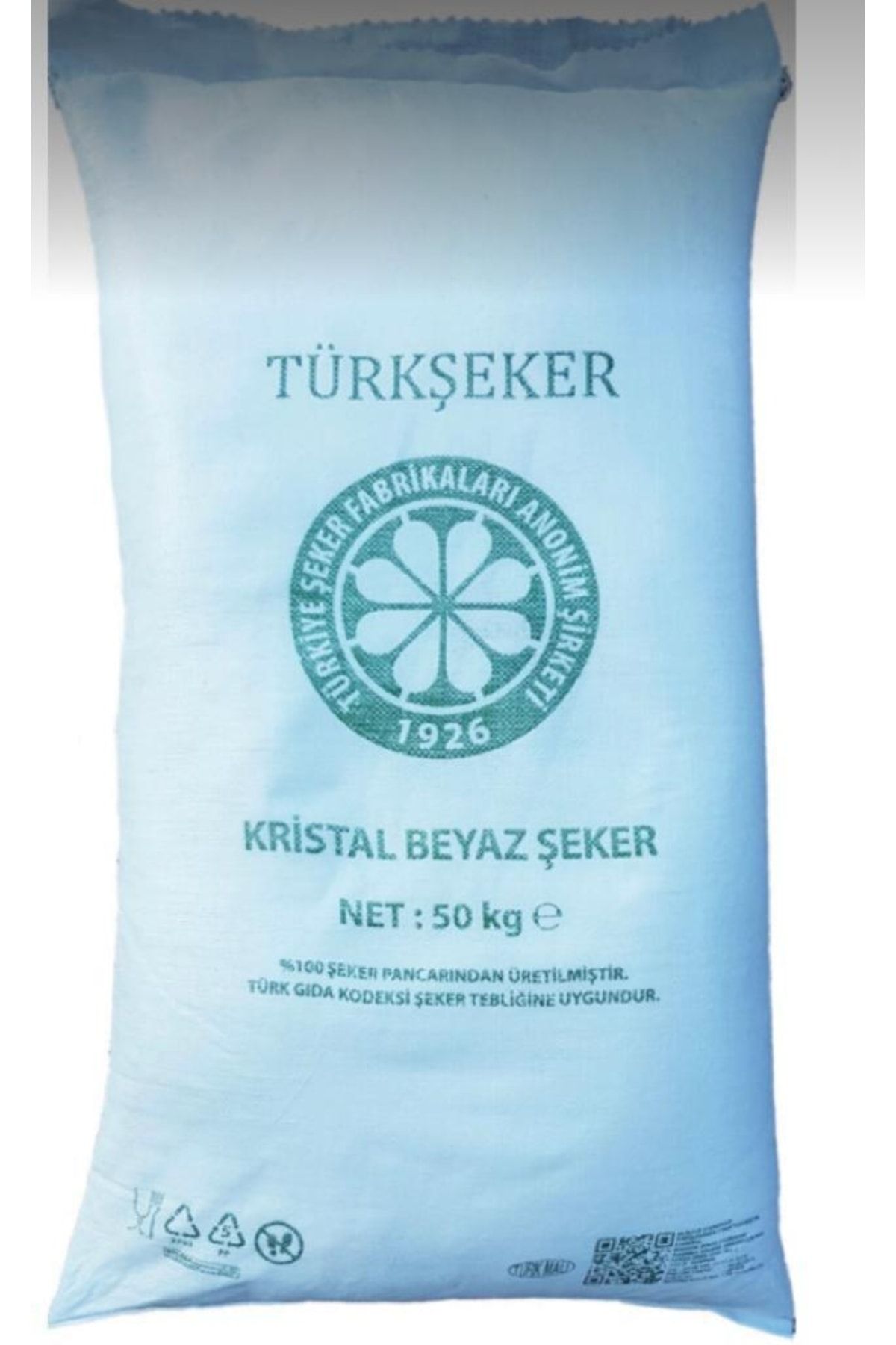 Türk Şeker 50 Kg Toz Şeker - Doğal Beyaz Pancar Şekeri