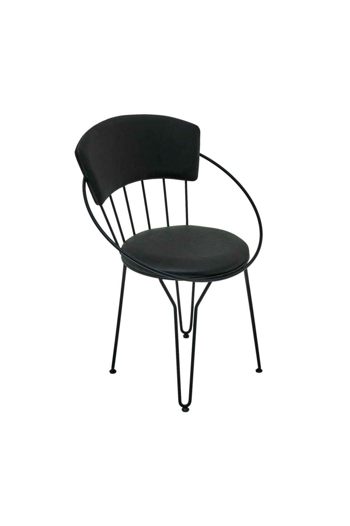 Akın Lux Akın Lüx Modern Metal Sandalye - Siyah