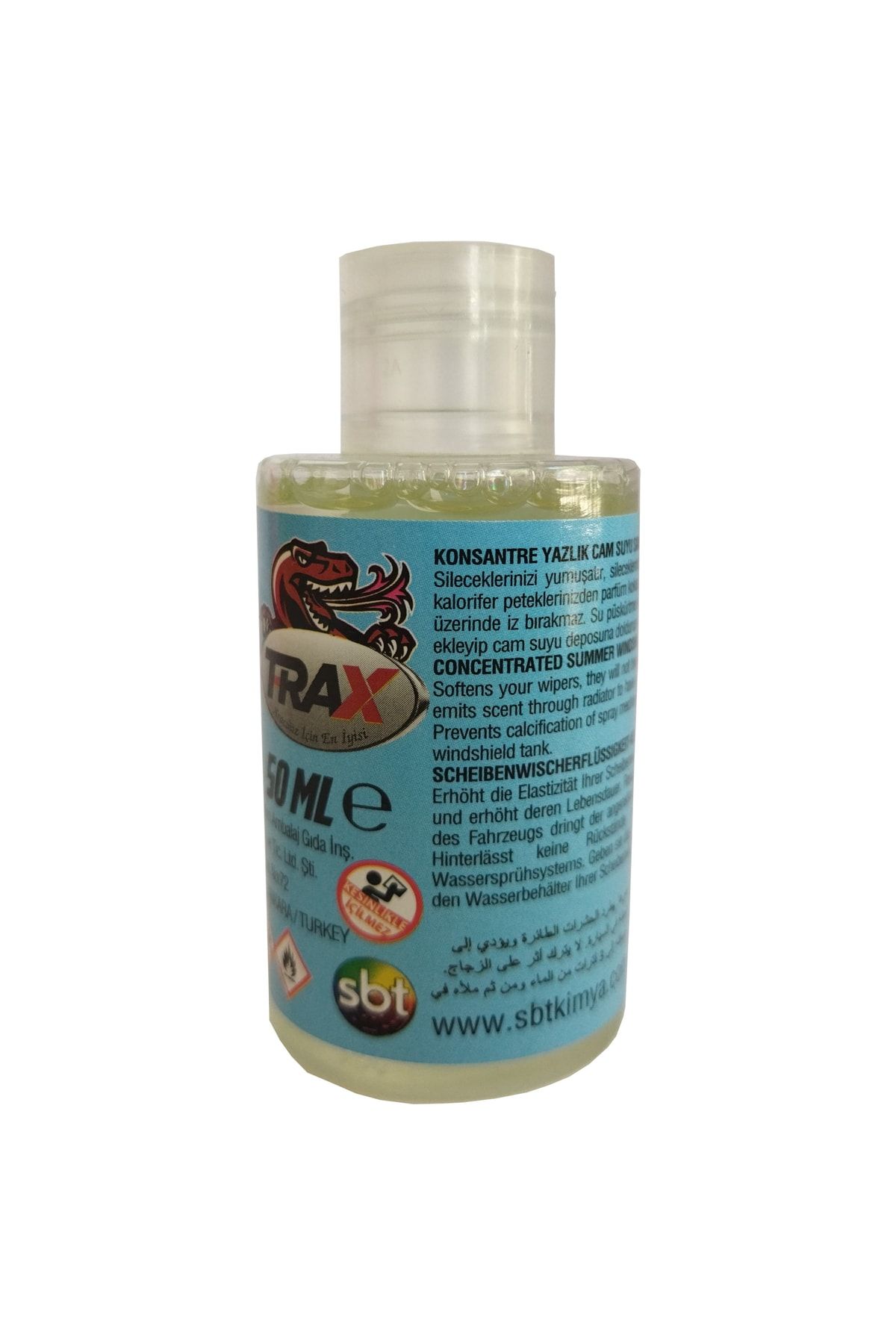 TRAX T-rax Konsantre Yazlık Cam Suyu Şampuanı 50 Ml Konsantre Camsuyu