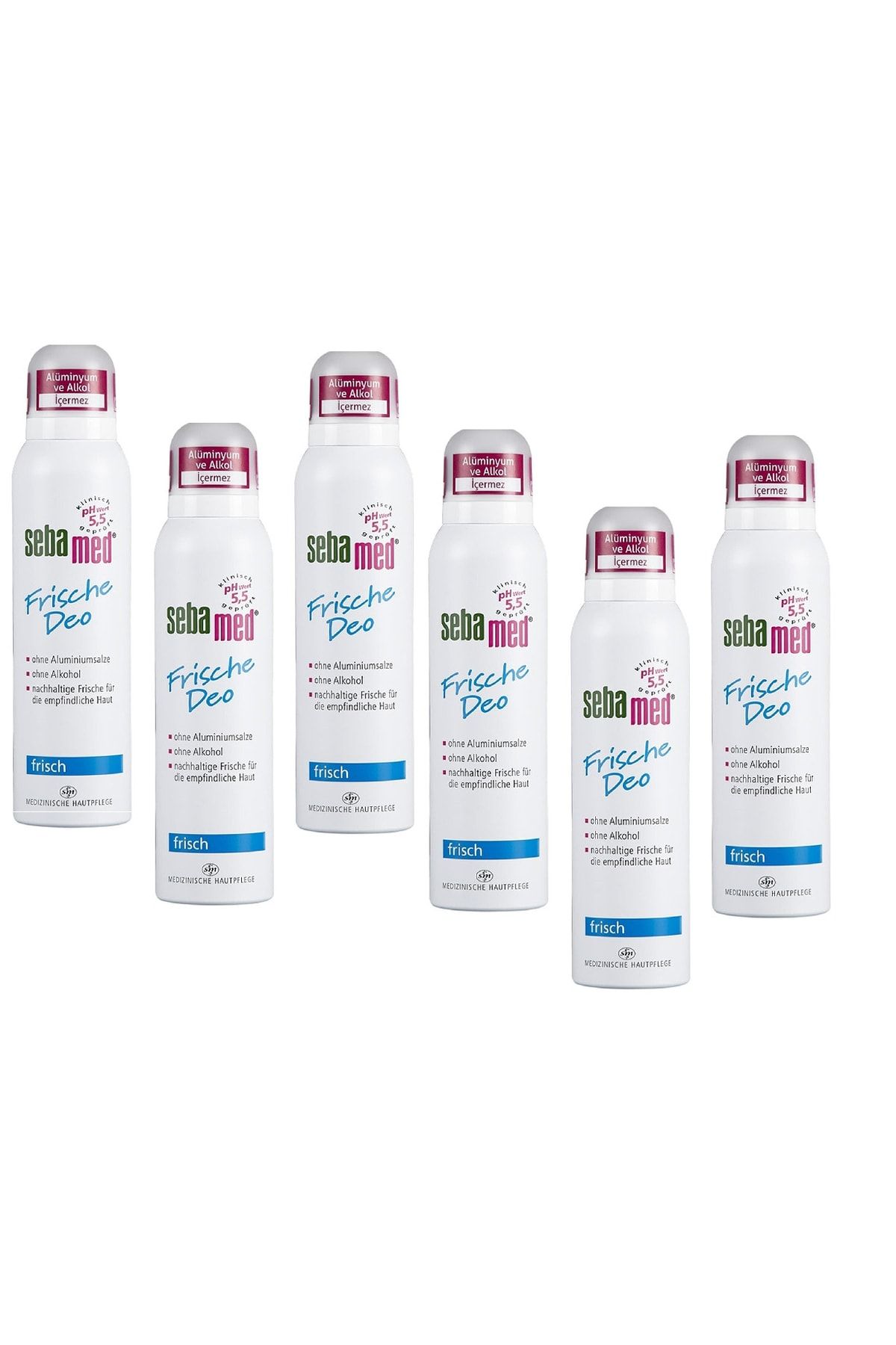 Sebamed Alüminyum Içermeyen Deodorant Aerosol Sprey Fresh 150 ml X 6 Adet