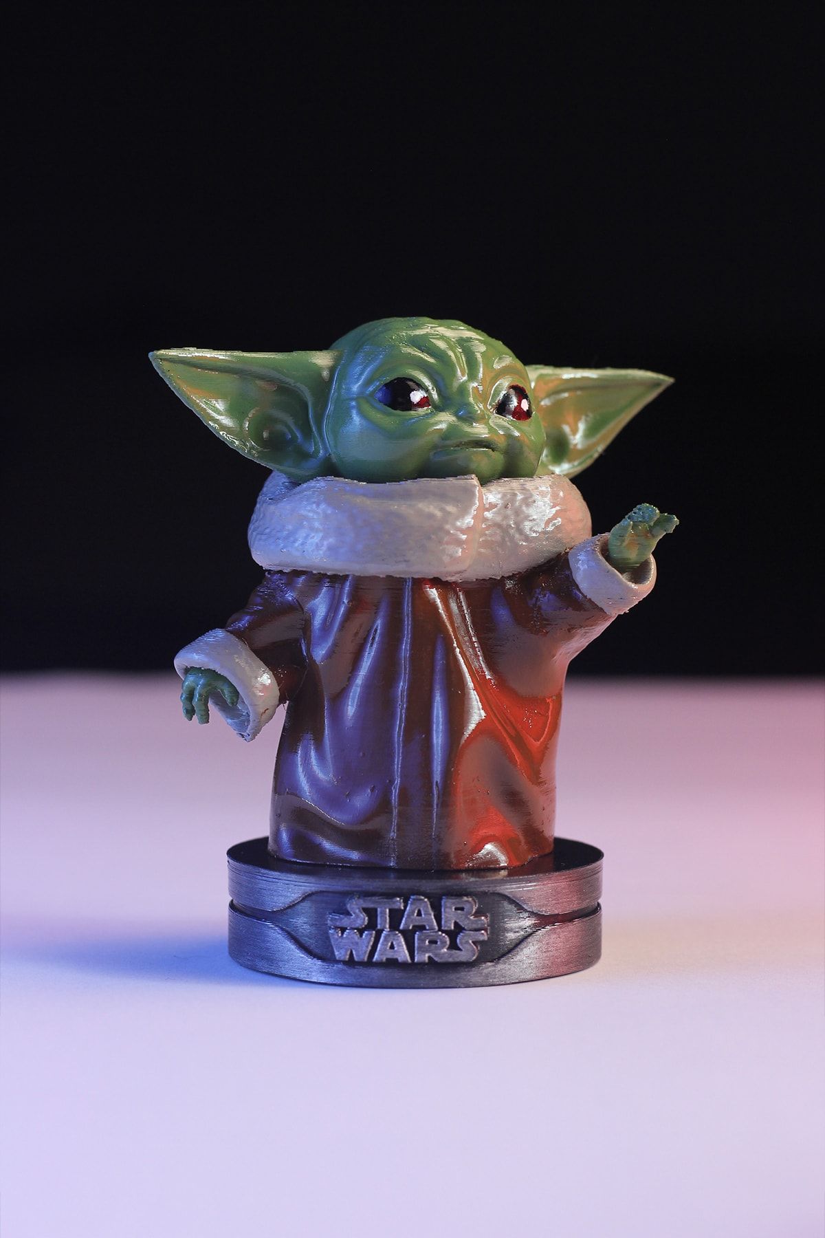 GÜRCÜ 3D Baby Yoda Figürü - Star Wars Grogu - The Mandalorian - 10 Cm