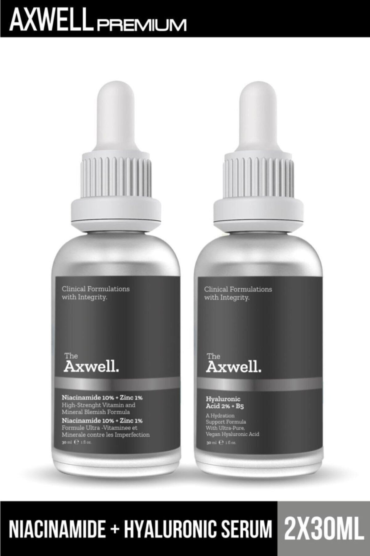 AXWELL Premium Gözenek, Siyah Nokta Ve Akne(sivilce) Giderici Bakım Serumu(niacinamide 10% +zınc