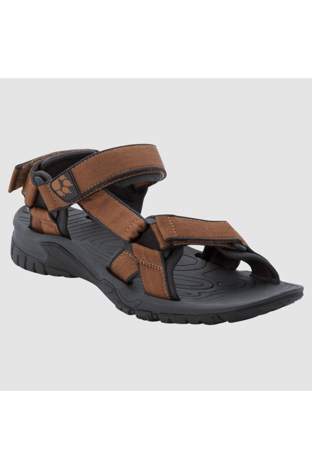 Jack Wolfskin 4019021 Lakewood Ride Sandal M Brown Black Erkek Sandalet