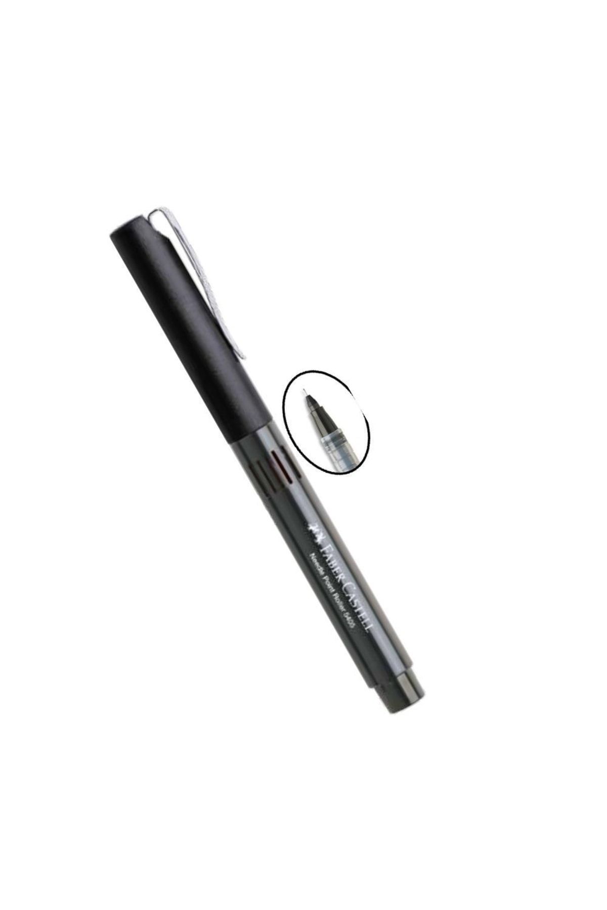 Faber Castell Siyah Pilot Kalem Iğne Uçlu 0.5 Needle Point Roller 1 Adet 0,5 Uçlu Pilot Kalem Siyah