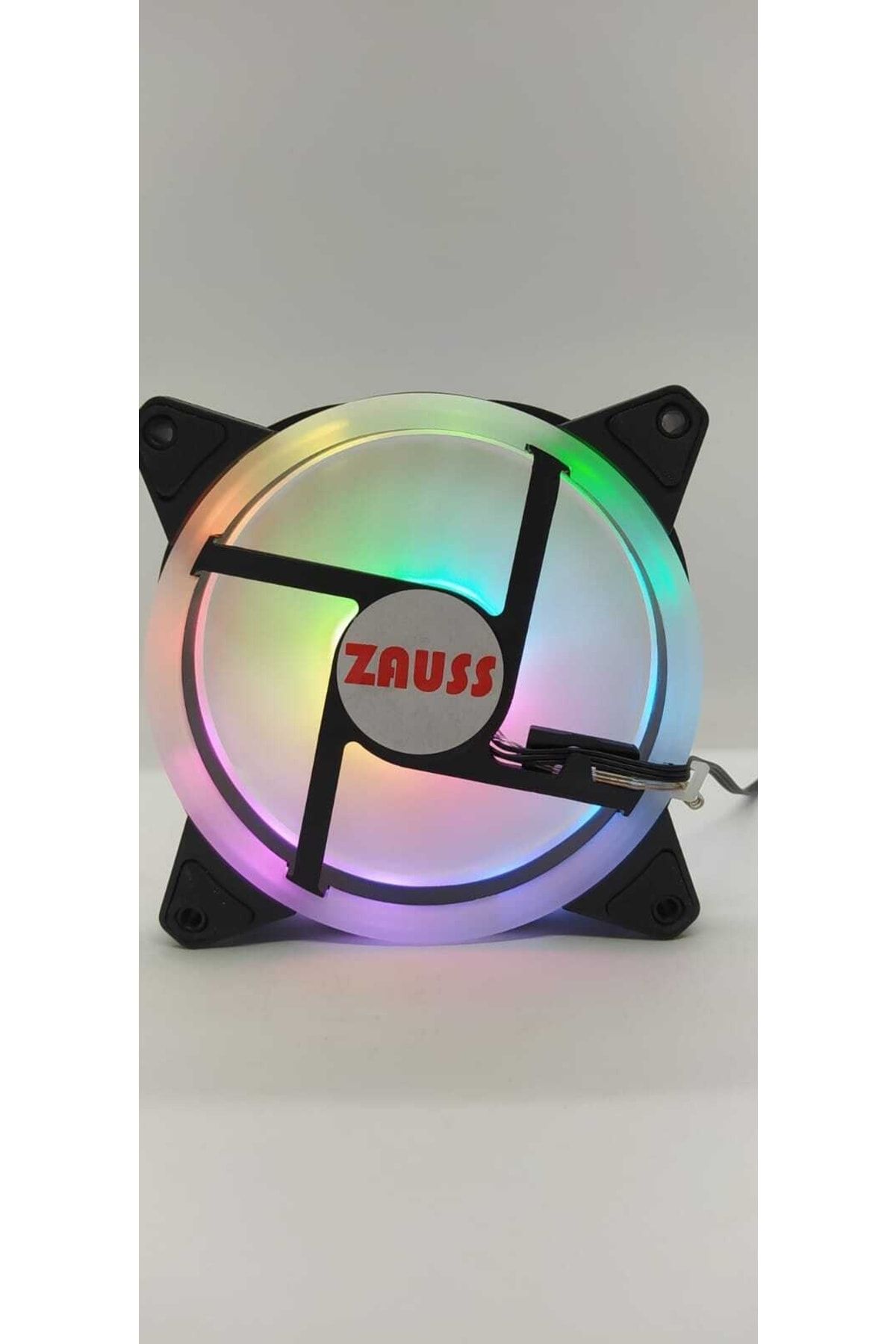 Unichrome Içi Ve Dışı Hareketli Yanan Rainbow Rgb Kasa Mining Fanı 12cm Renkli Gökkuşağı Fanı 0.3a