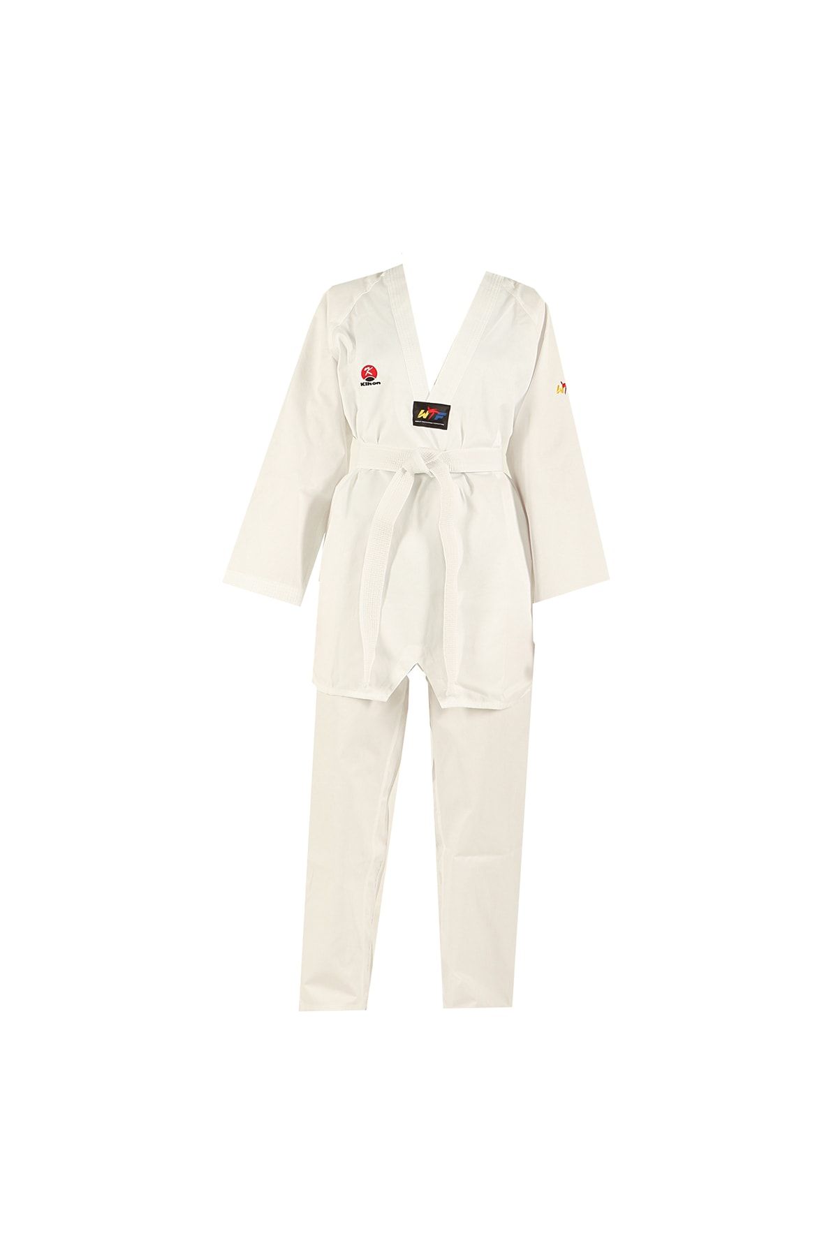 Kihon Taekwondo Beyaz Yaka Elbise