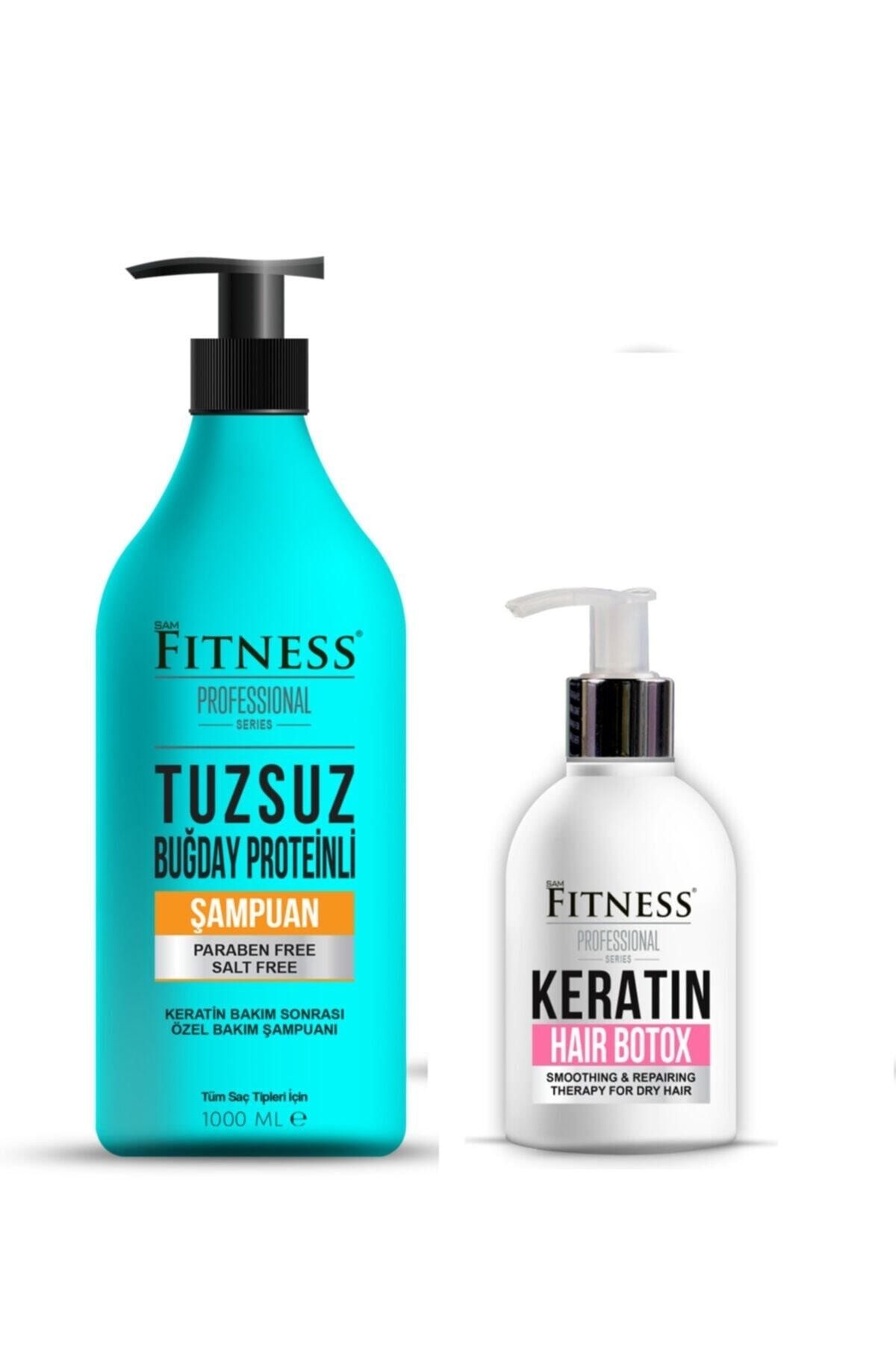 Fitness Professional Tuzsuz Şampuan ve Yoğun Onarıcı Keratin Botox Seti