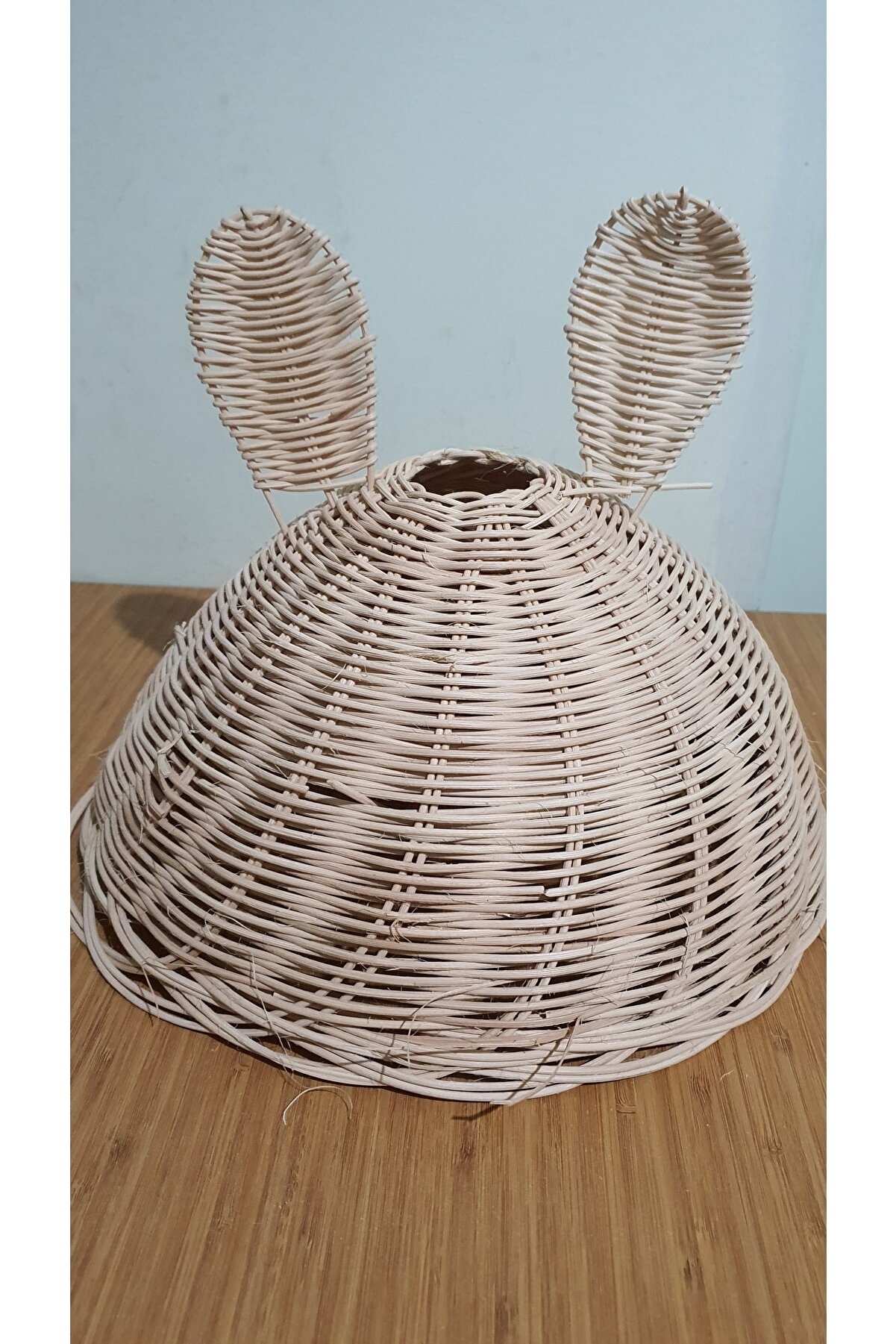 Bohem Stil Rattan Bambu Hasır Tavşan Kulak Avize
