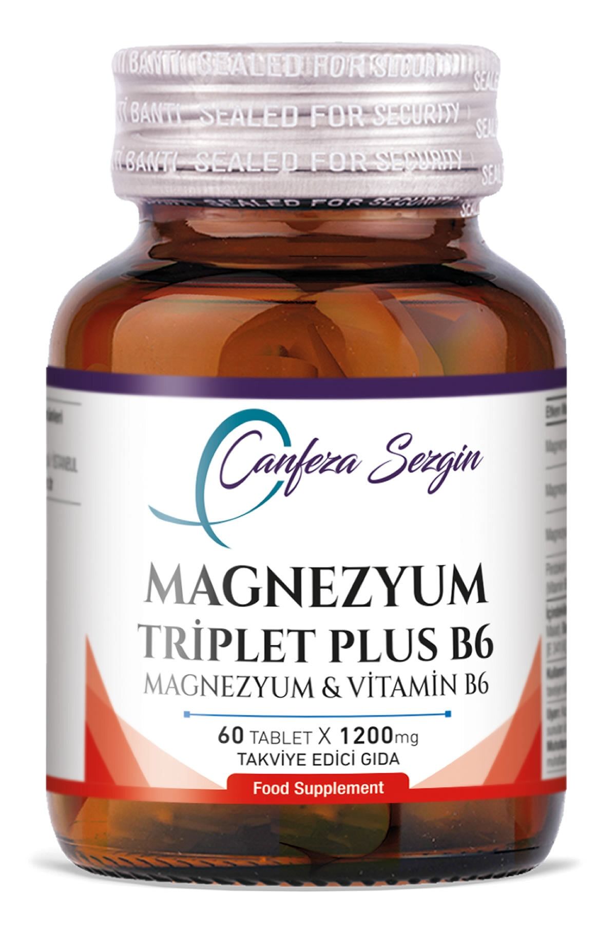 Canfeza Sezgin Magnezyum Triplet Plus B6 Magnezyum & Vitamin B6
