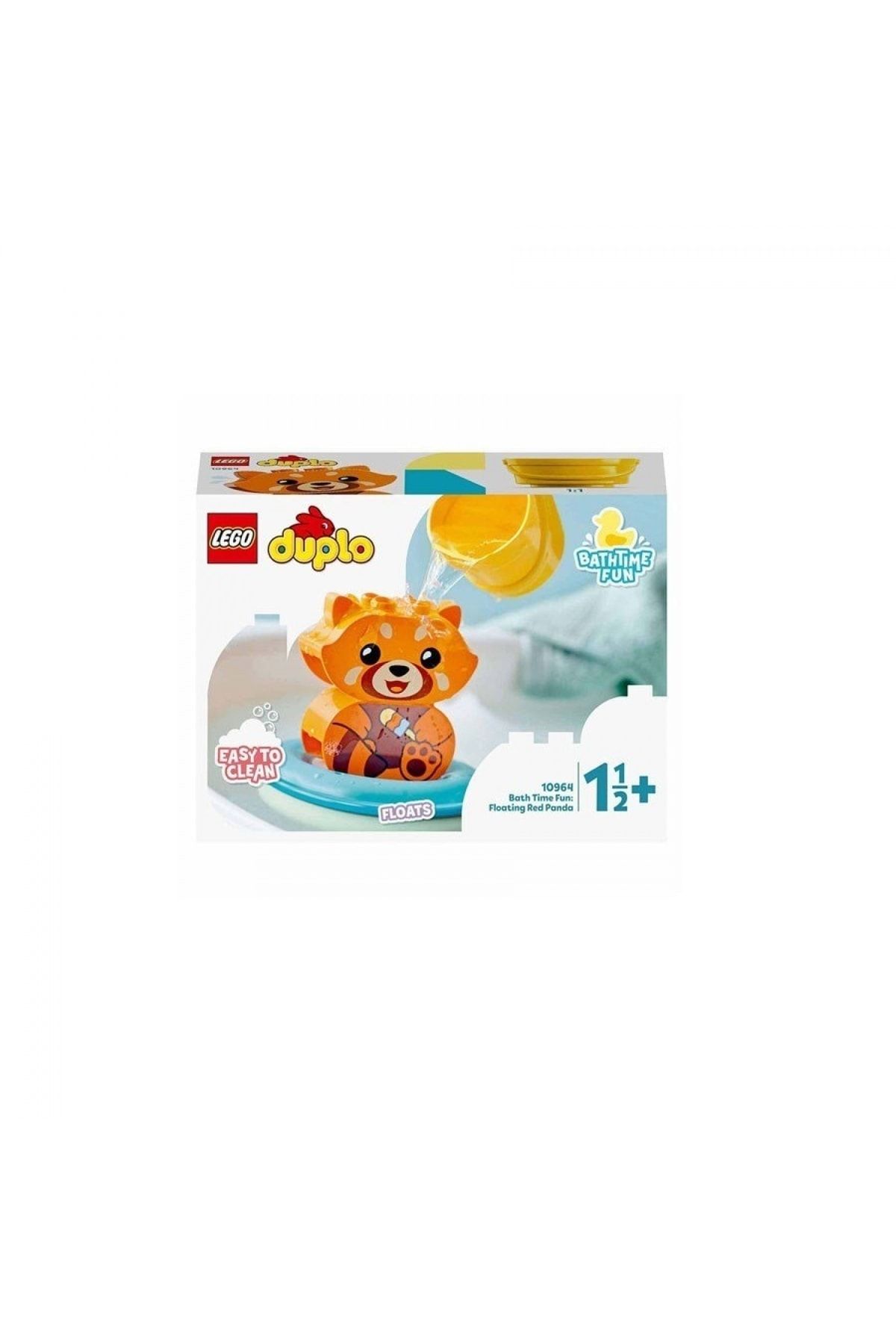 LEGO Duplo Ilk Banyo Zamanı Eğlencesi Yüzen Kırmızı Pandacomfi Shop)