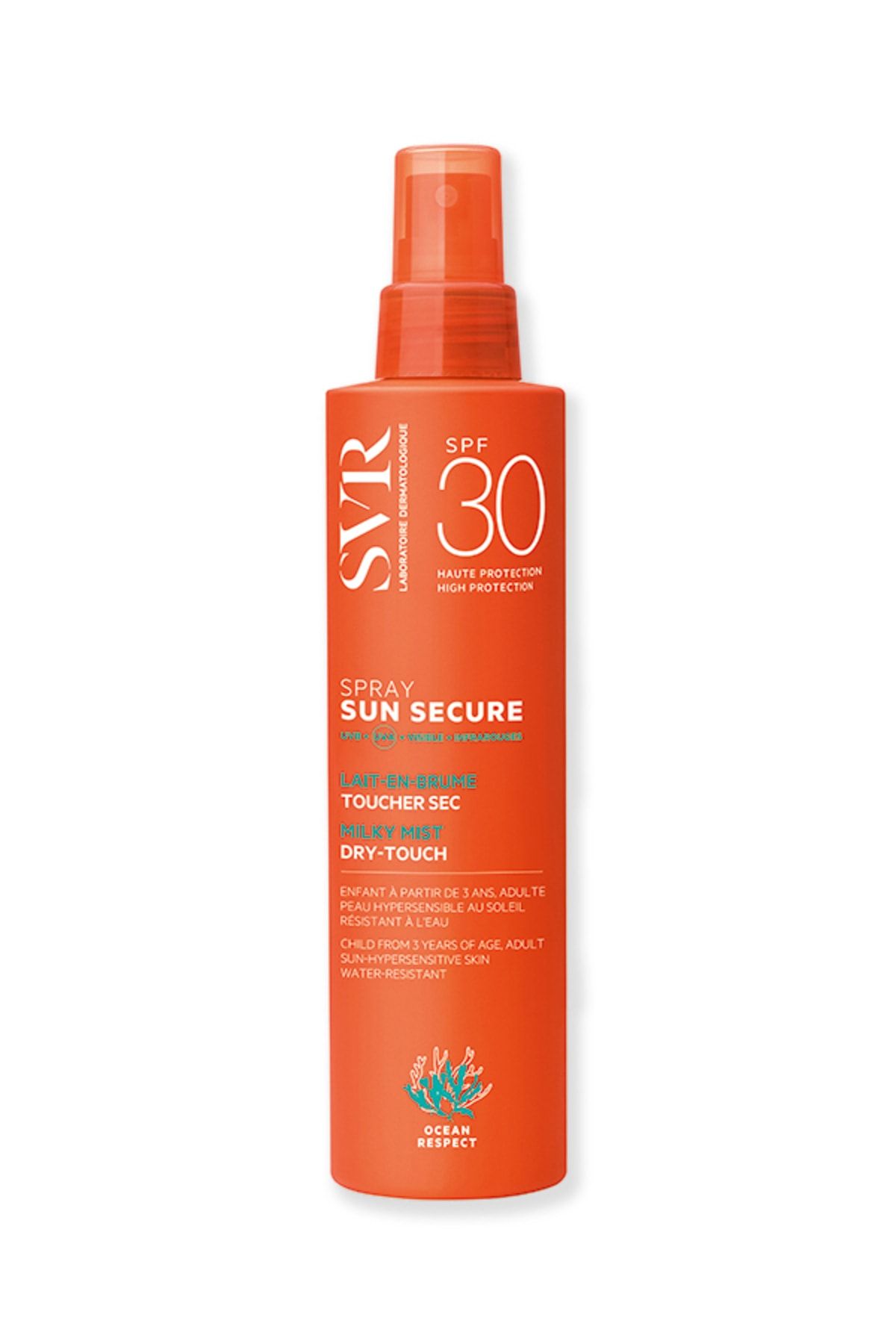 SVR Sun Secure Spf30 Spray Dry-touch Milky Mist 200ml