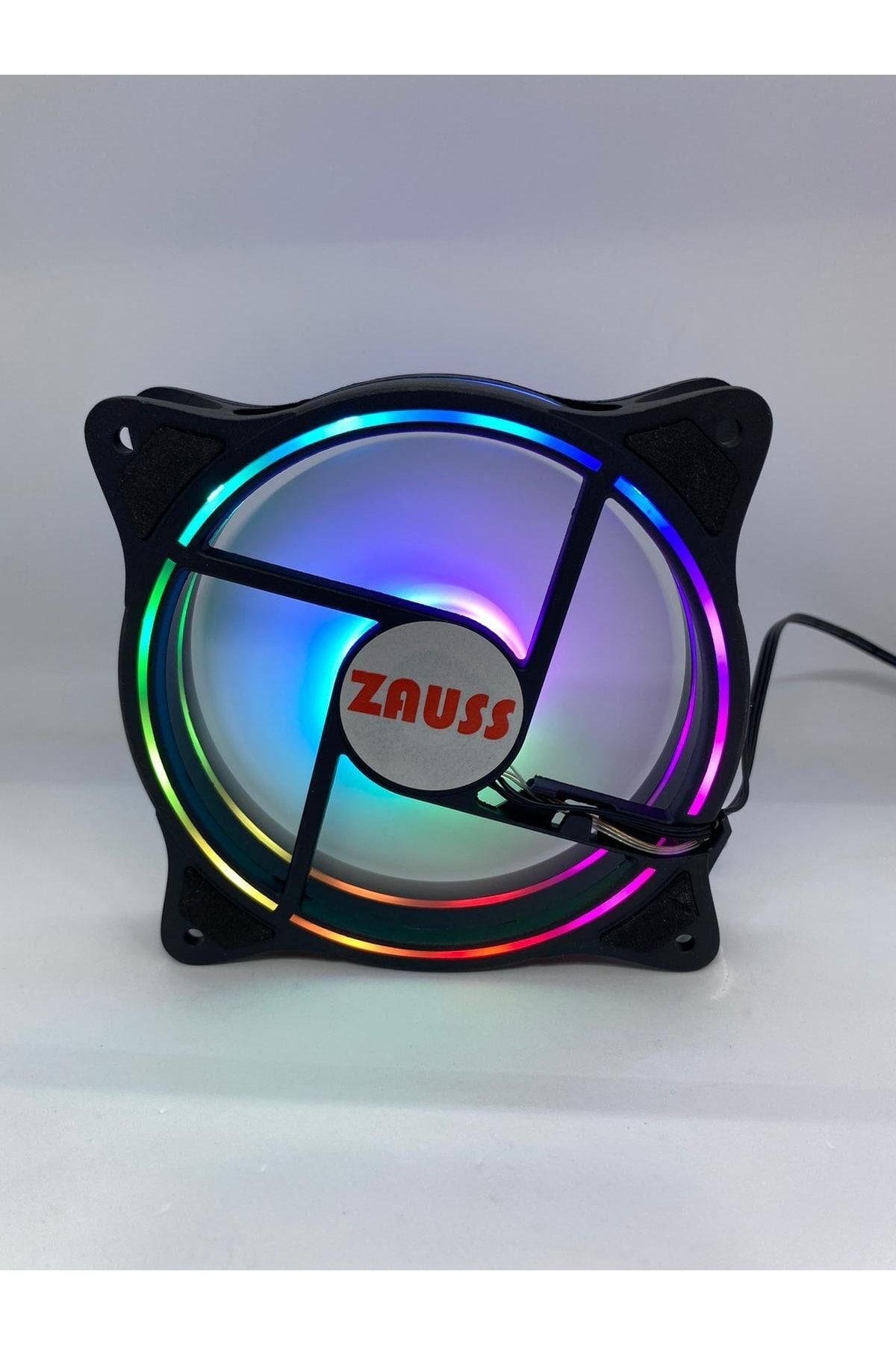 Unichrome 3 Renk Içi Ve Dışı Hareketli Rainbow Rgb Kasa Mining Fanı 12cm Fanı 0.3a