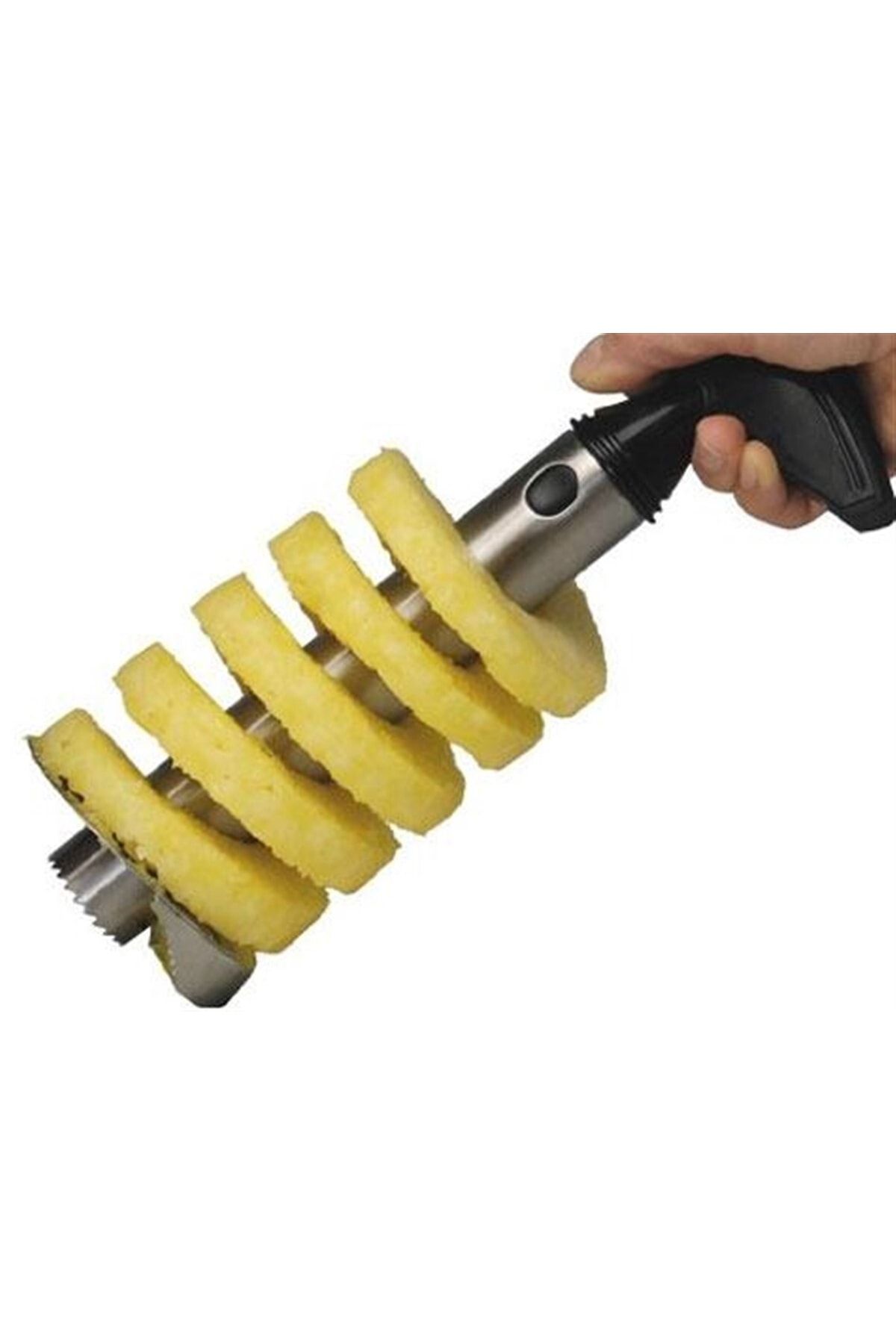 Genel Markalar Paslanmaz Çelik Bıçaklı Ananas Dilimleme Doğrama Aleti Dilimleyici